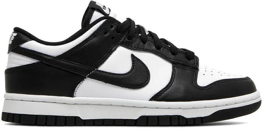 Size 9.5W - Nike Dunk Low Black White Leather (DD1503-101)