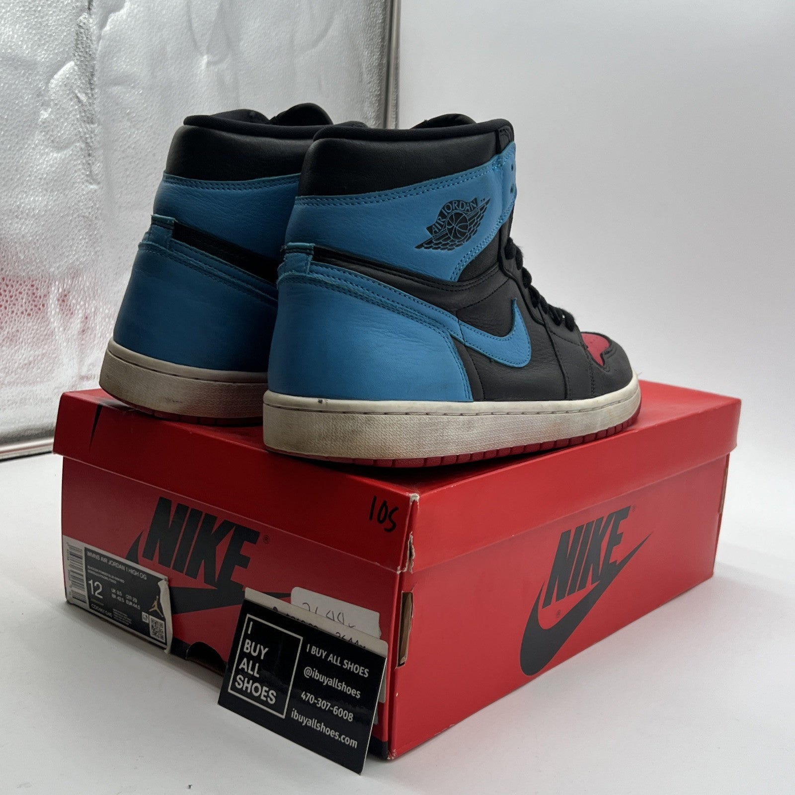 Size 12 - Air Jordan 1 High OG UNC To Chicago 2020 (CD0461-046)