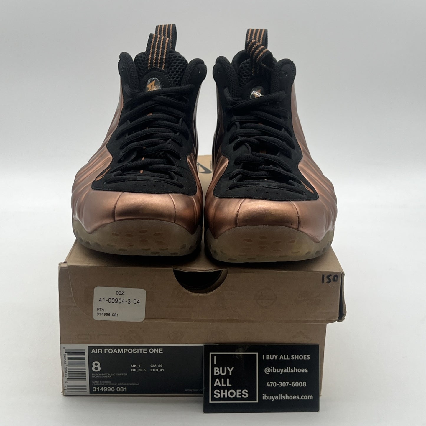 Size 8 - Nike Air Foamposite One Dirty Copper (314996-081)