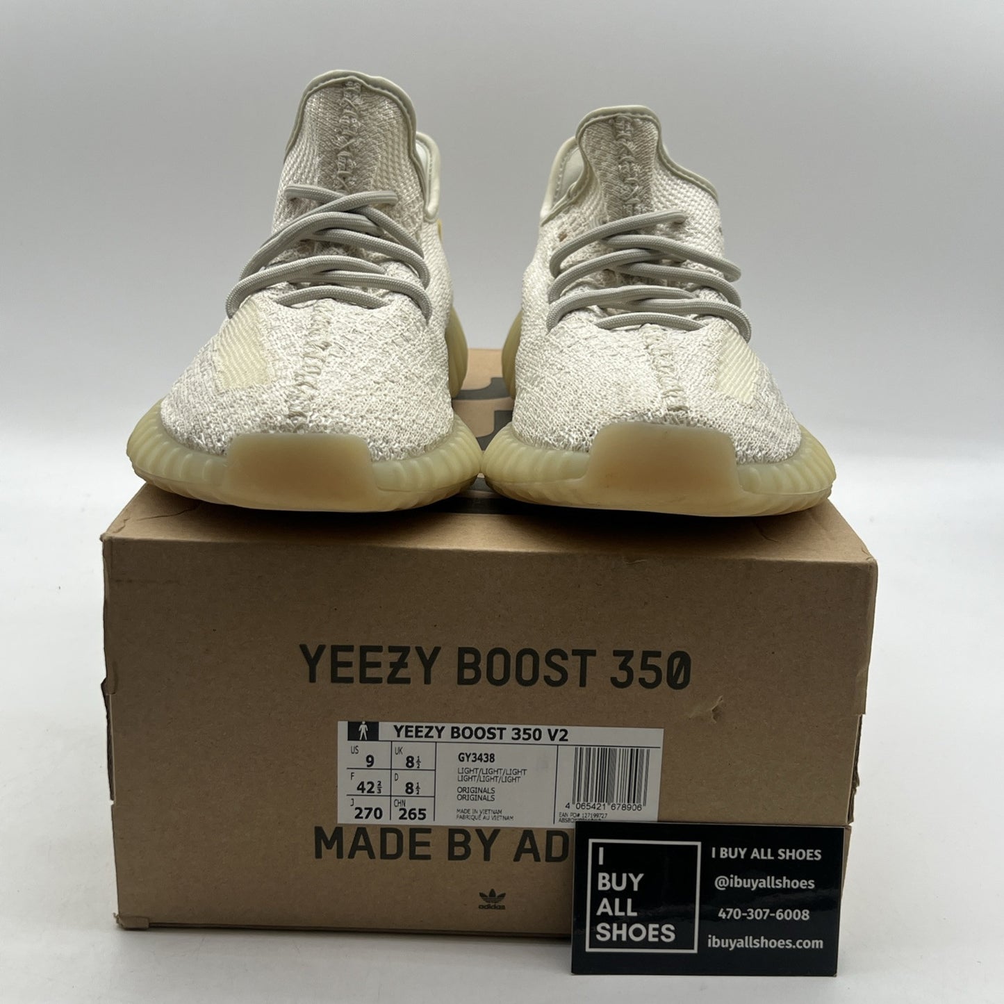 Size 9 - Adidas Yeezy Boost 350 V2 Low Light (GY3438)