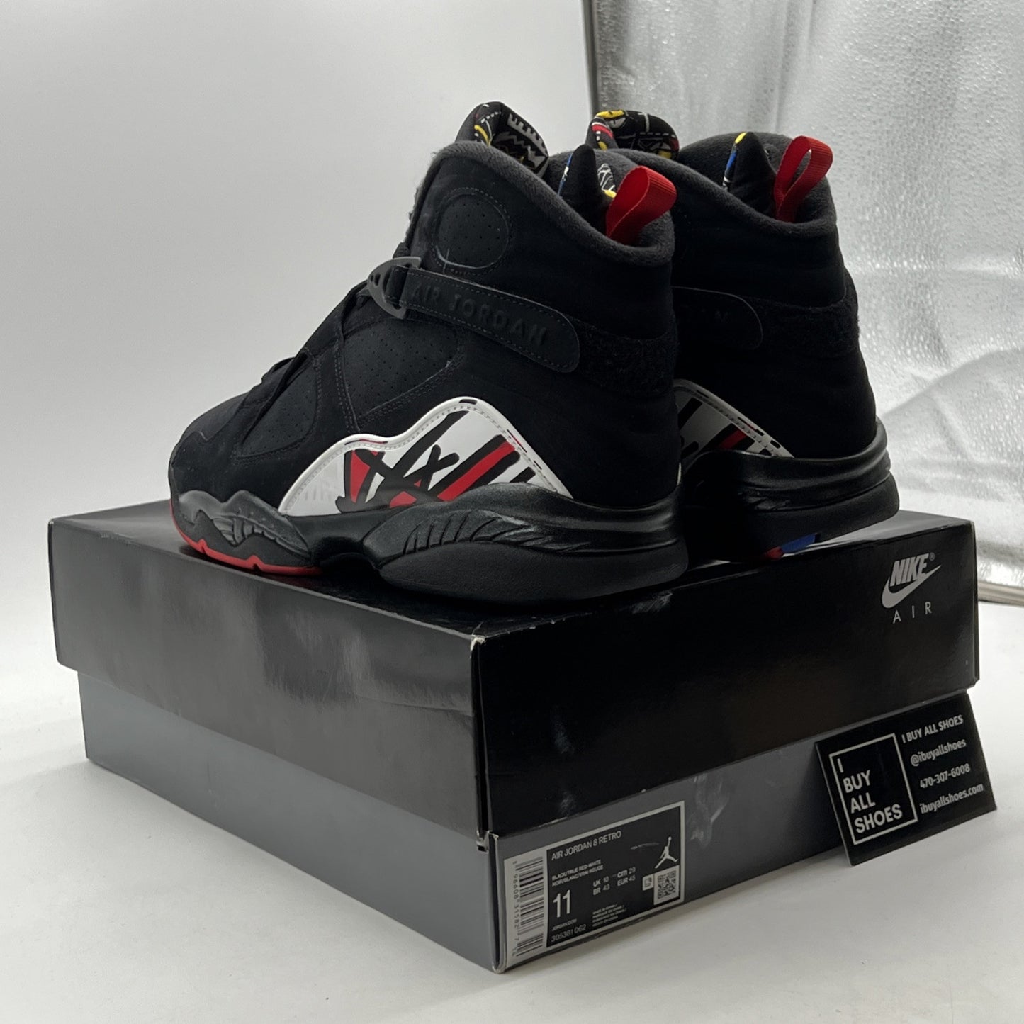 Size 11 - Air Jordan 8 Retro Mid Playoff (305381-062)