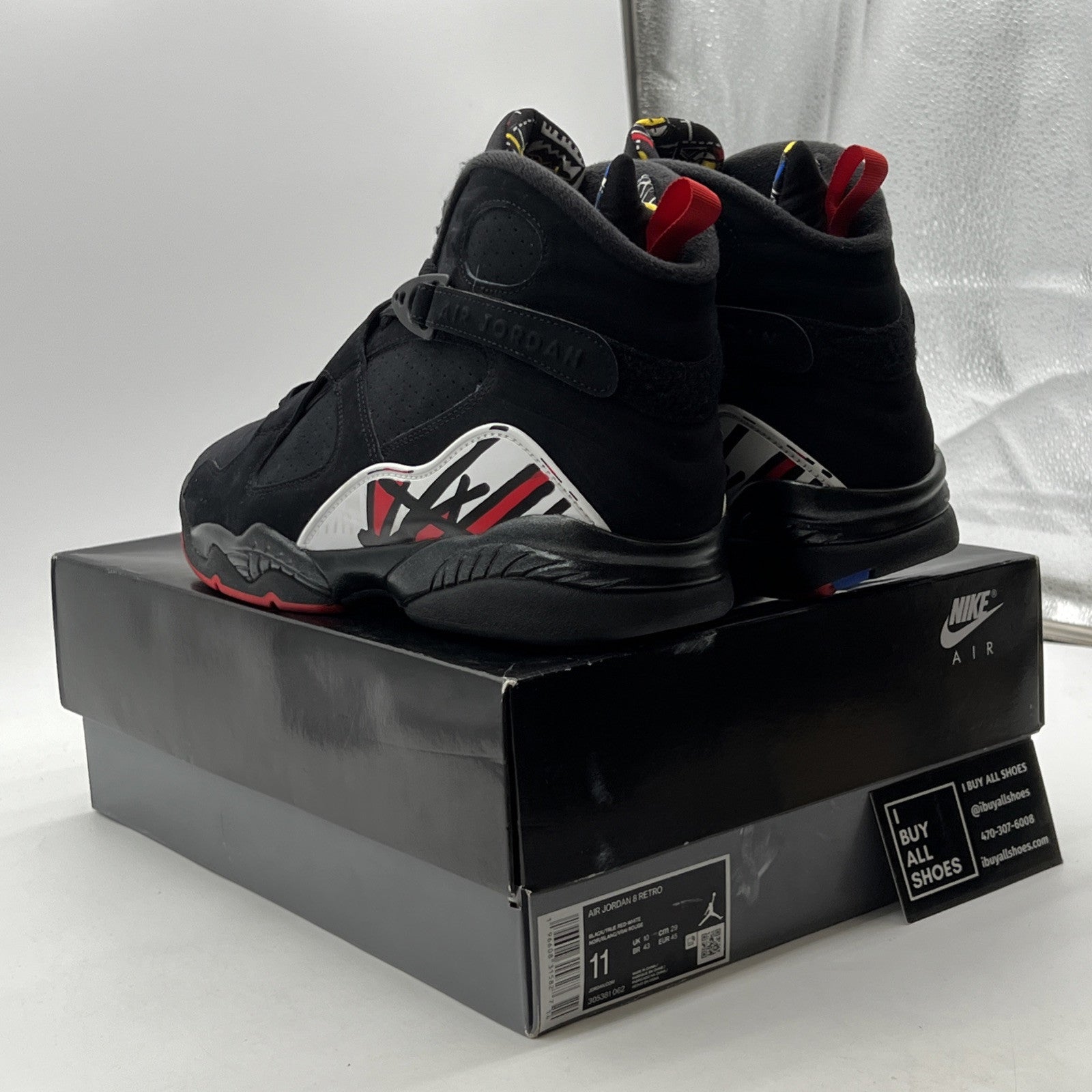 Size 11 - Air Jordan 8 Retro Mid Playoff (305381-062)