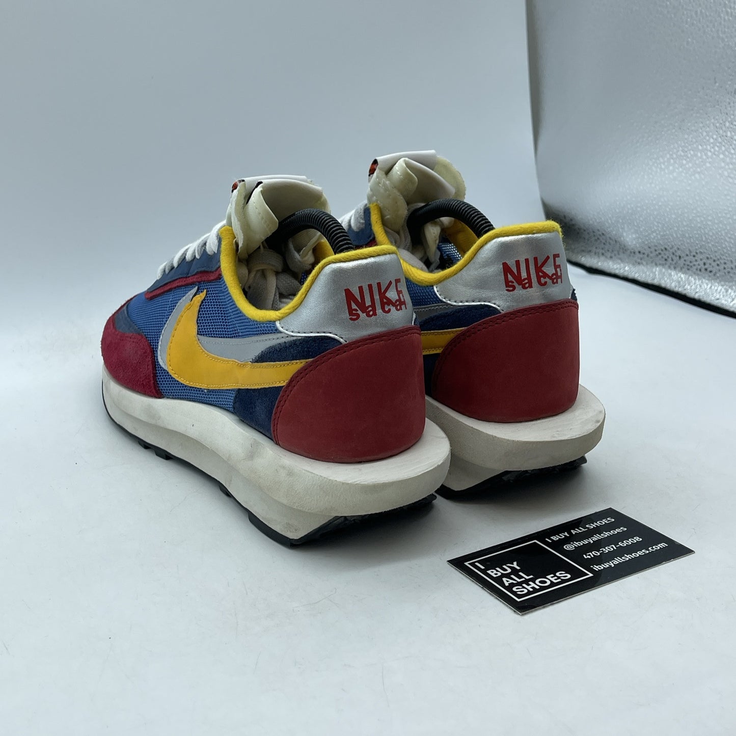 Size 10 - Nike sacai x LDWaffle Varsity Blue Suede Leather (BV0073-400)