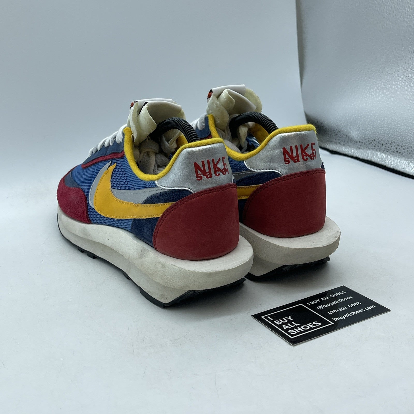 Size 10 - Nike sacai x LDWaffle Varsity Blue Suede Leather (BV0073-400)