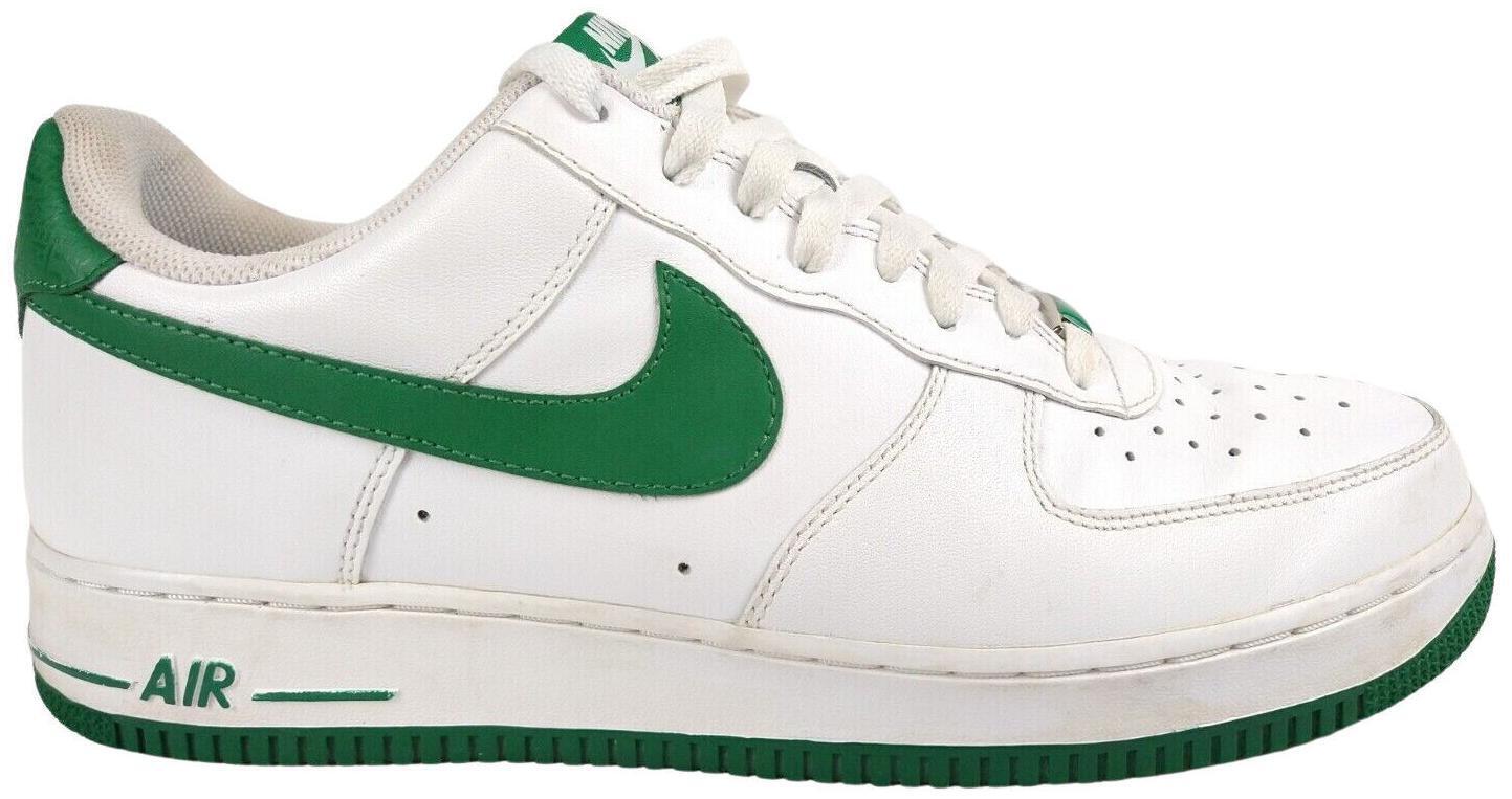 Size 10.5 - Nike Air Force 1'07 Players Green White Leather (315092-131)