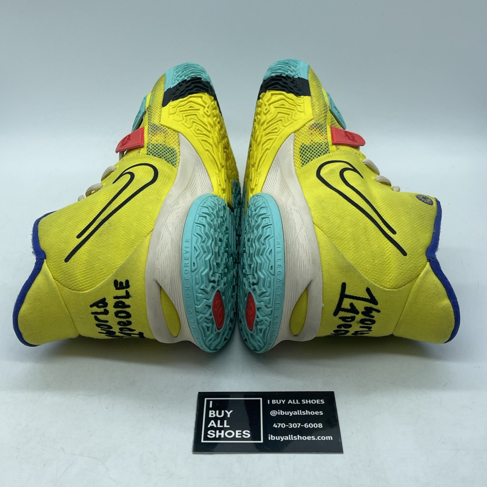 Size 12 - Nike Kyrie 7 EP 1 World 1 People Yellow Black Suede (CQ9327-700)
