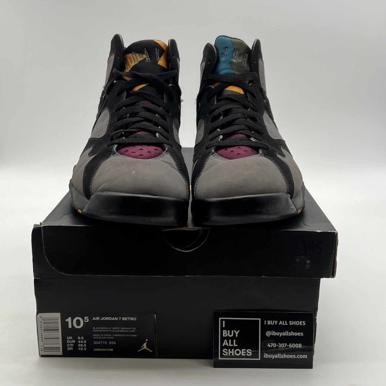 Size 10.5 - Air Jordan 7 Retro Bordeaux 2015 (304775-034)