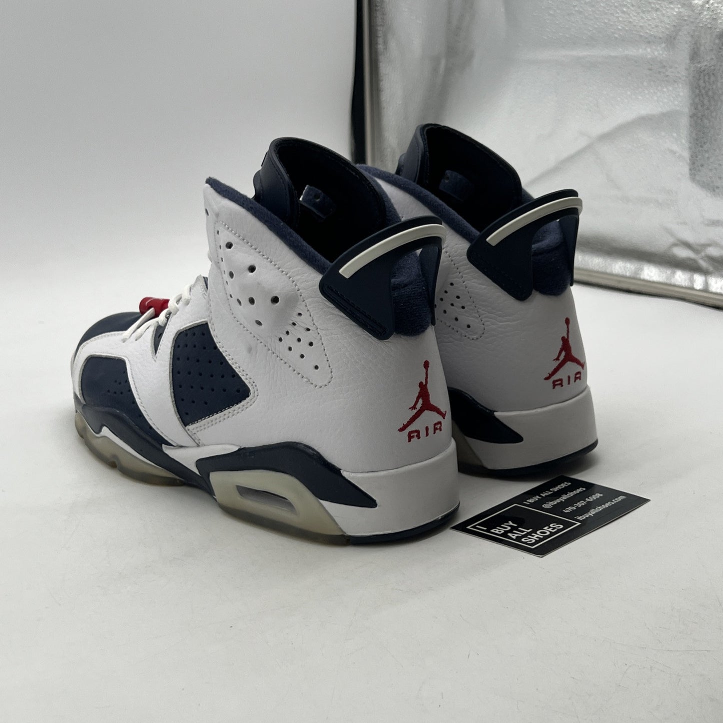 Size 9.5 - Air Jordan 6 Retro 2012 Olympic (384664-130)