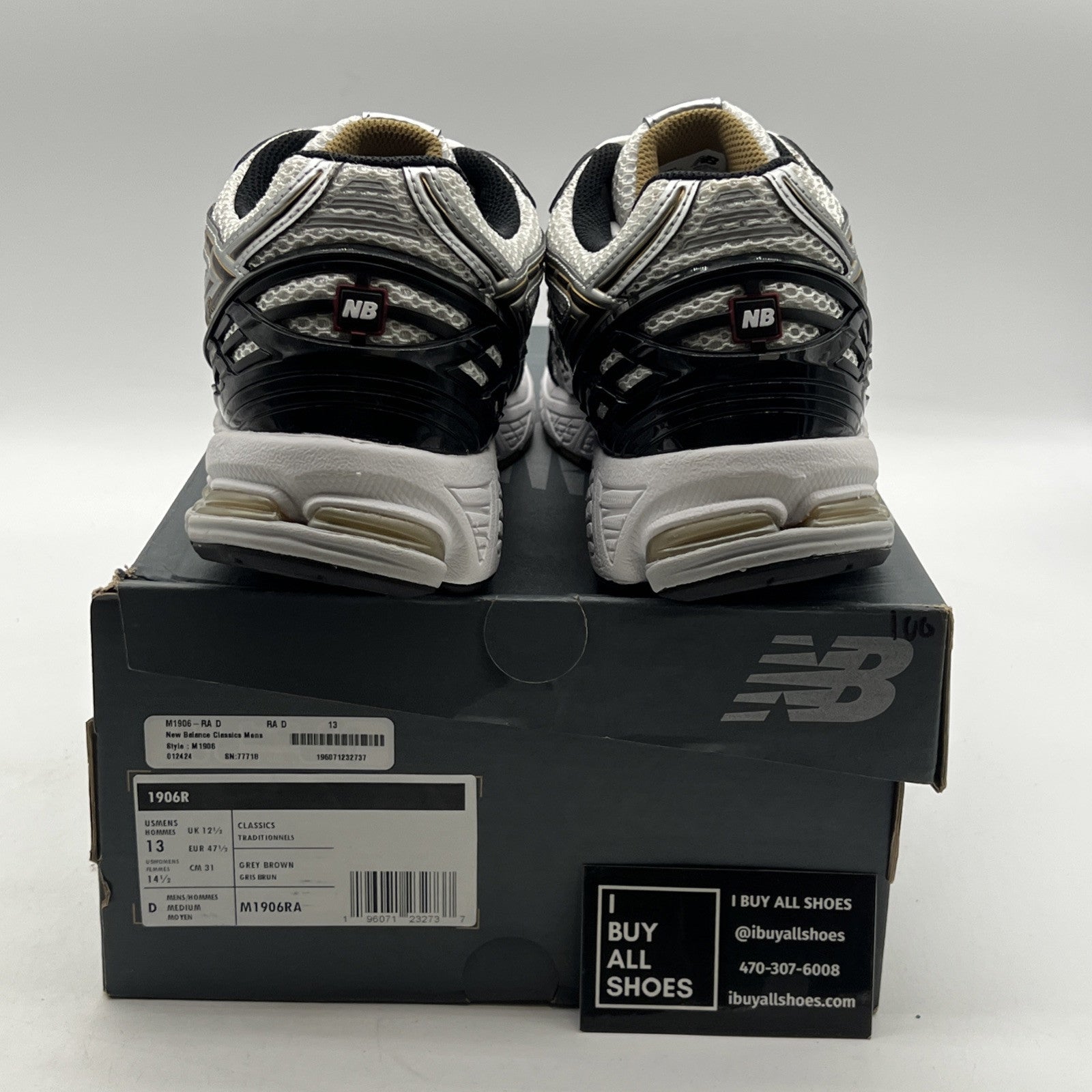 Size 13 - New Balance 1906R Metallic Silver Metallic Gold (M1906RA)