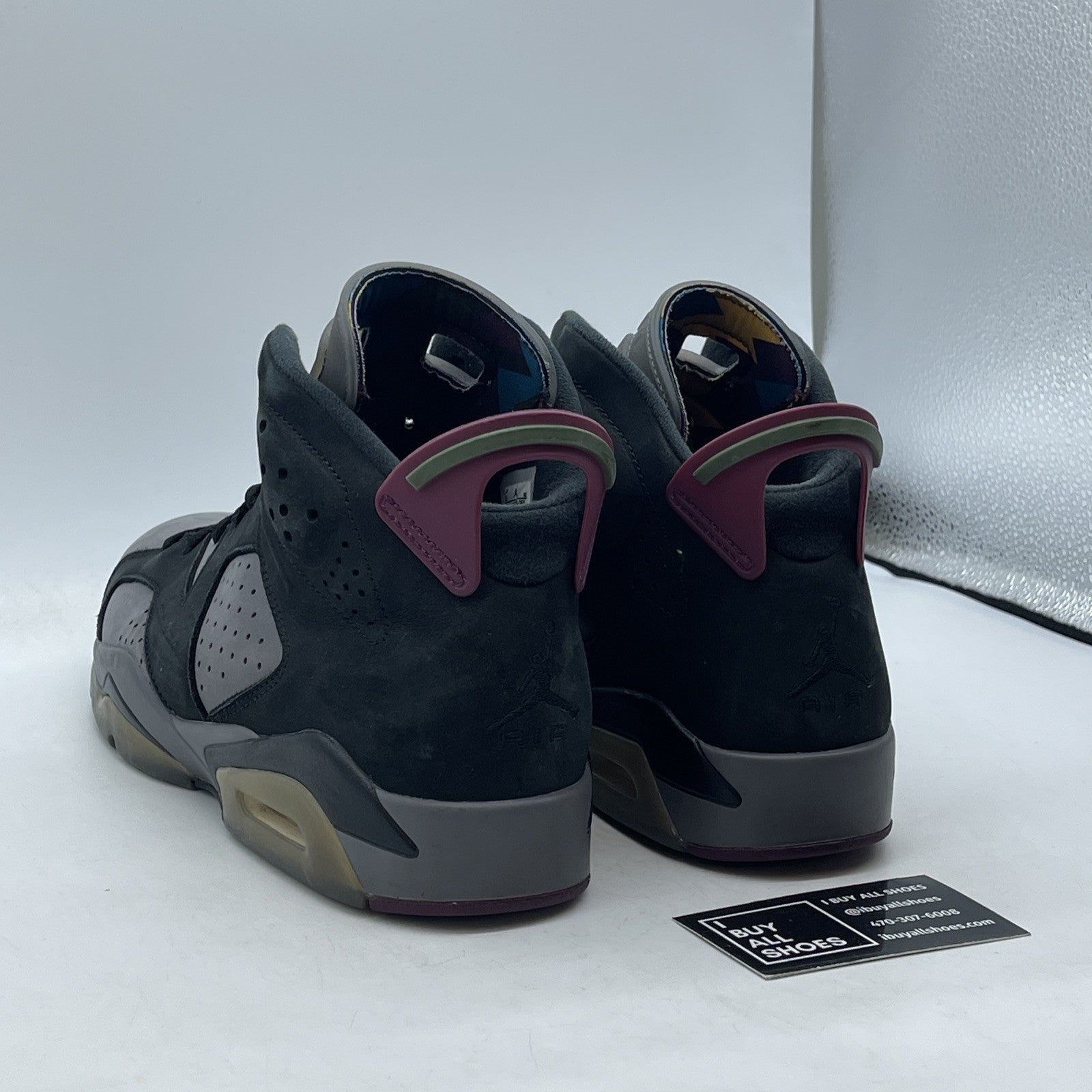 Size 10 - Jordan 6 Bordeaux Black Grey Suede (CT8529-063)