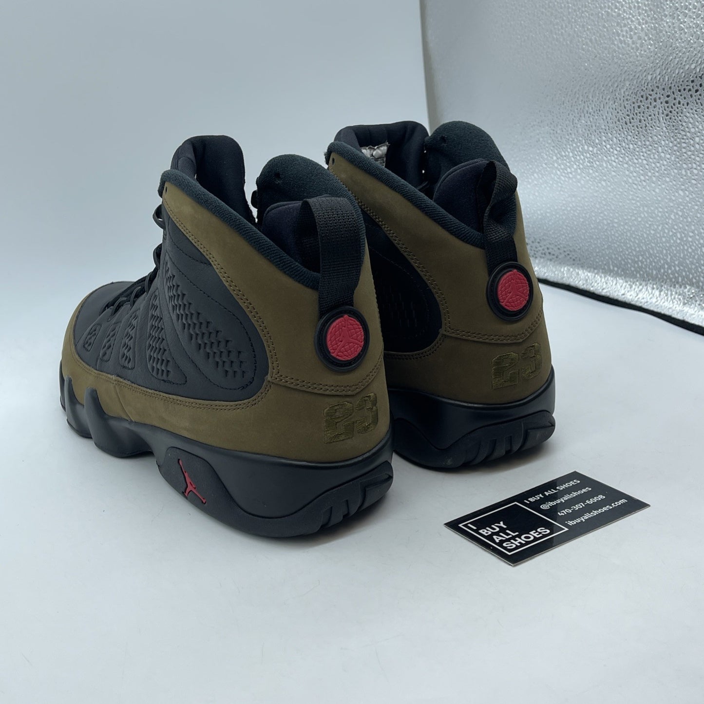 Size 14 - Air Jordan 9 Retro 2024 Olive Black Suede Leather (HV4794-030)