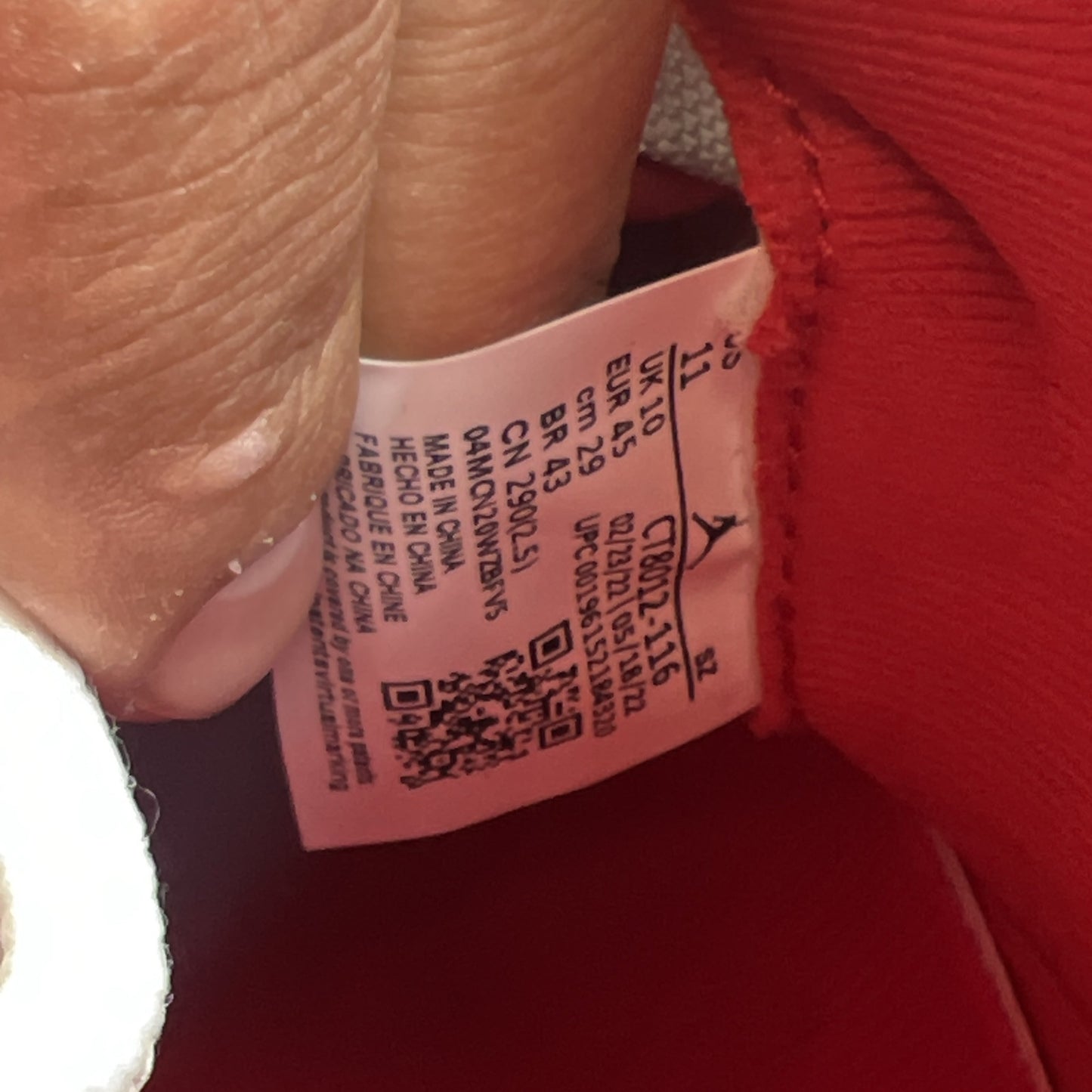 Size 11 - Air Jordan 11 Retro High Cherry (CT8012-116)