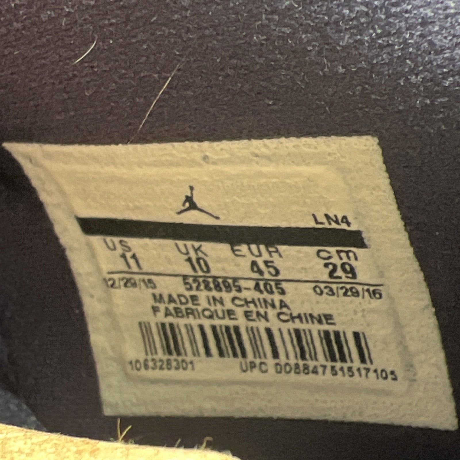 Size 11 - Air Jordan 11 Retro Low Navy Gum (528895-405)