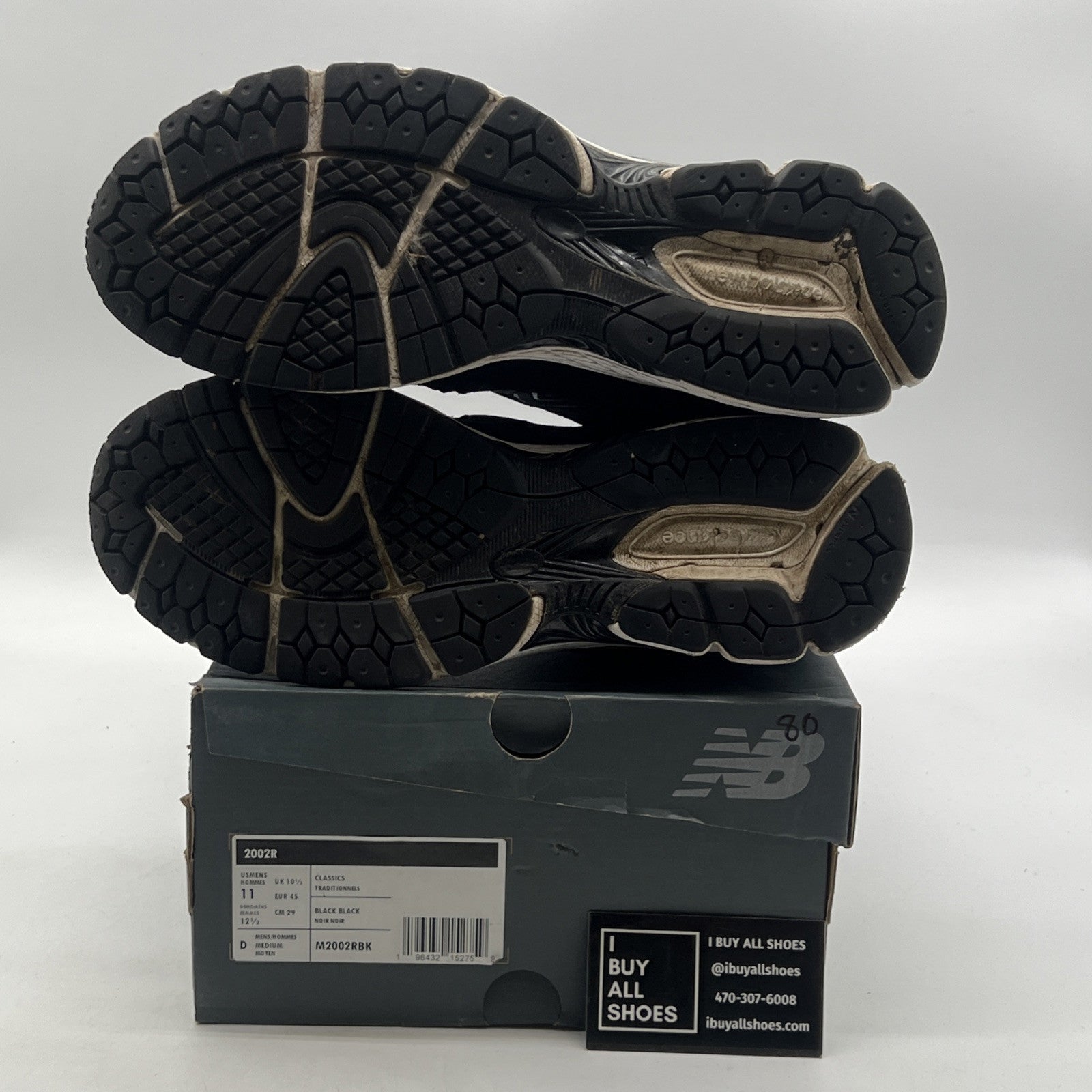 Size 11 - New Balance 2002R Black Gunmetal (M2002RBK)