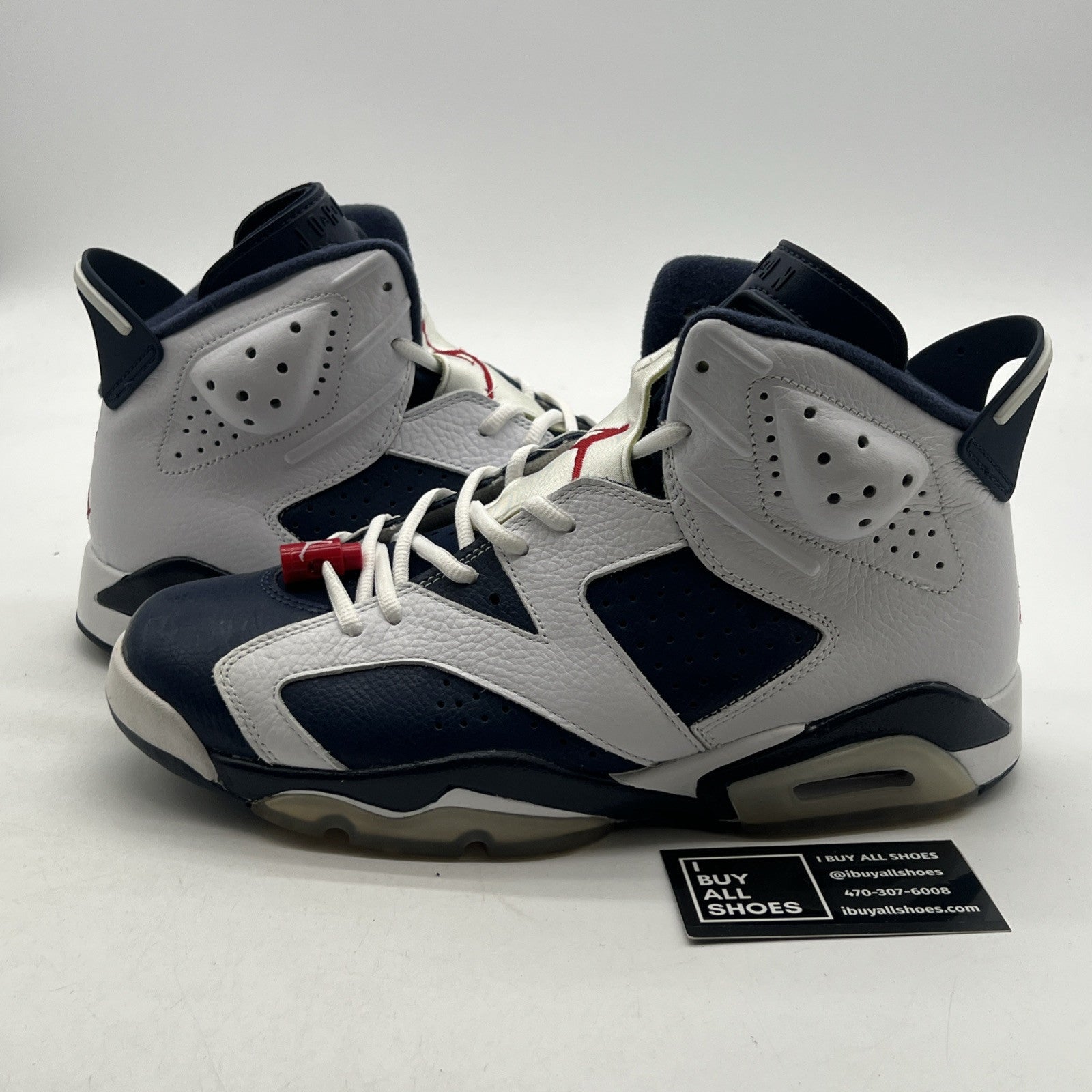 Size 9.5 - Air Jordan 6 Retro 2012 Olympic (384664-130)