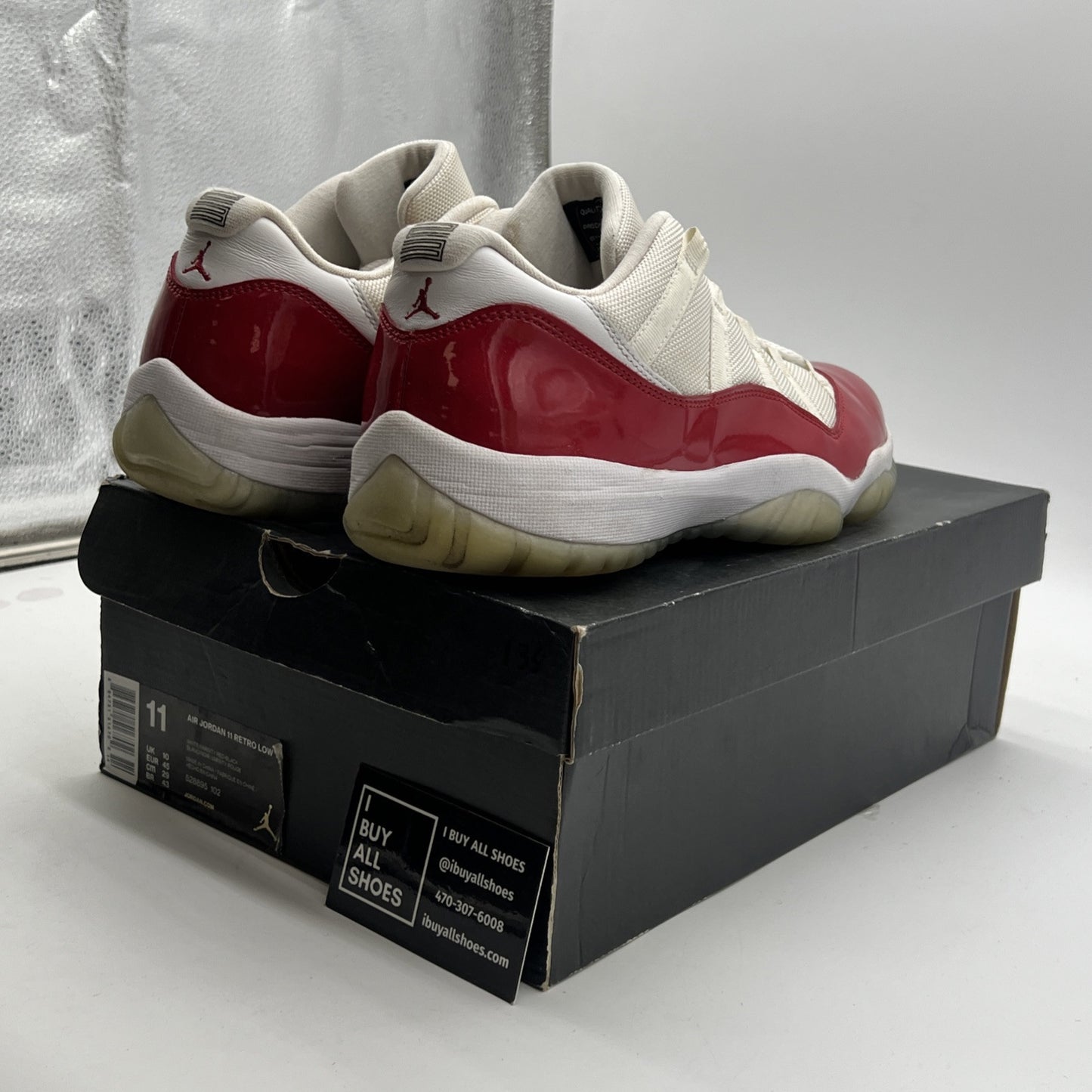 Size 11 - Air Jordan 11 Retro 2016 Low Cherry (528895-102)