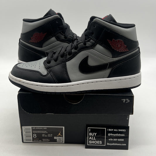Size 8 - Air Jordan 1 Mid Shadow (554724-096)