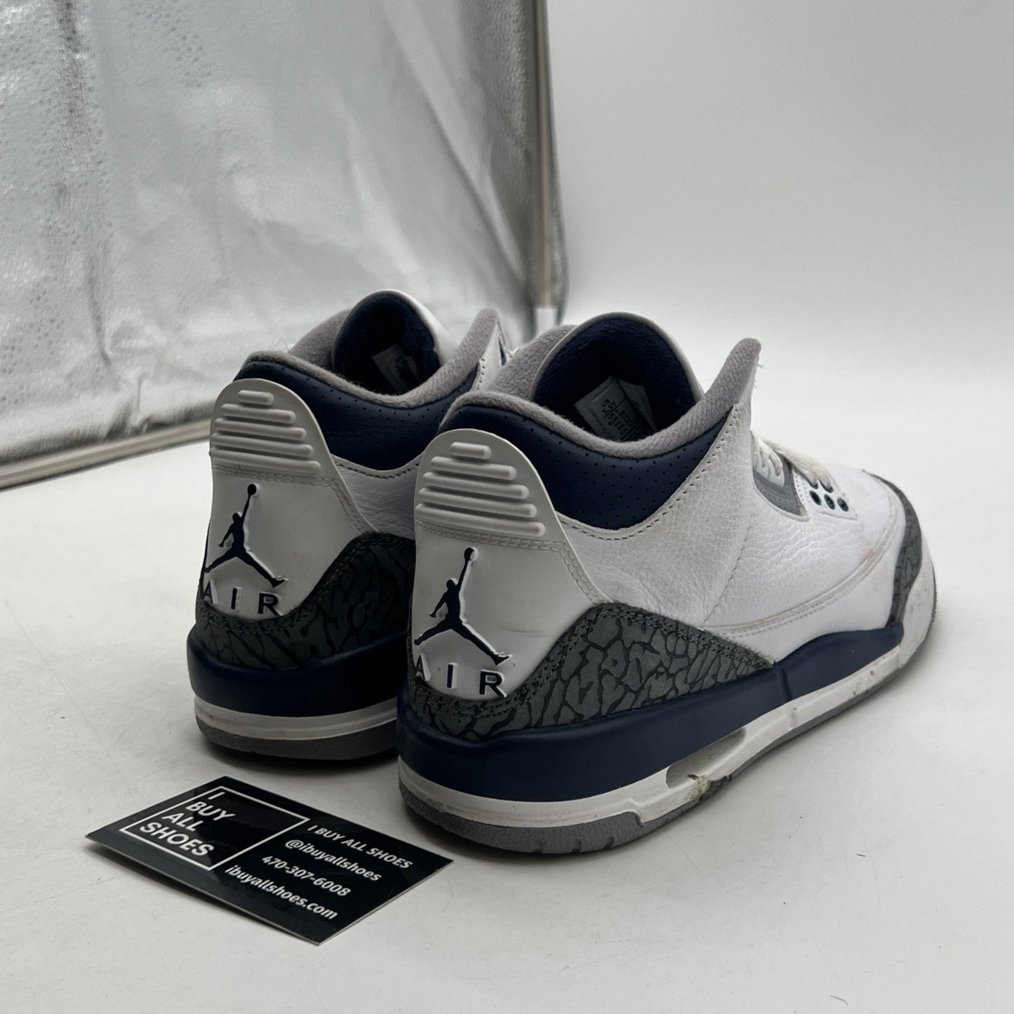 Size 5.5Y - Air Jordan 3 Retro Midnight Navy (CT8532-140)
