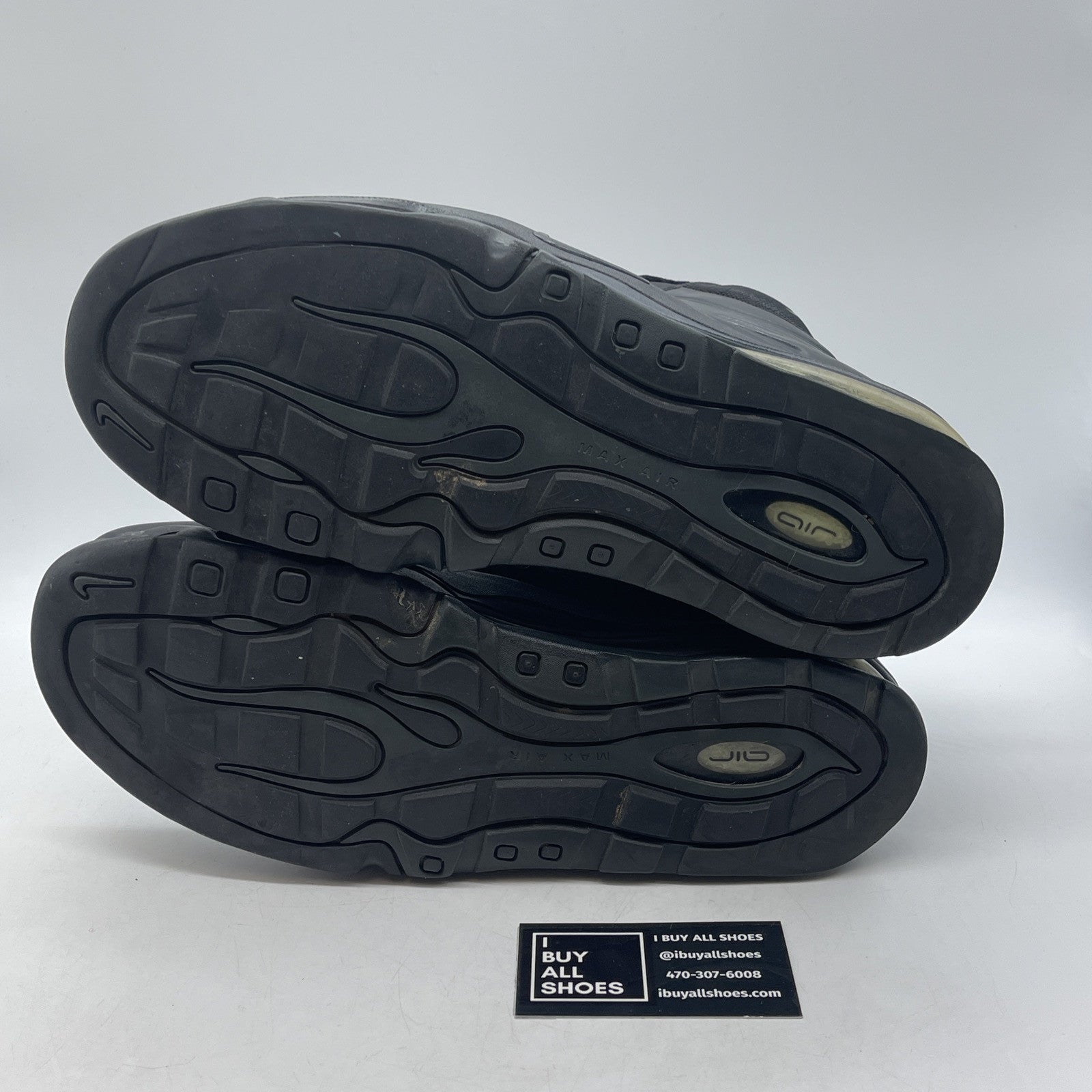 Size 11.5 - Nike Air Max Posite Bakin Black Suede Leather (415327-001)