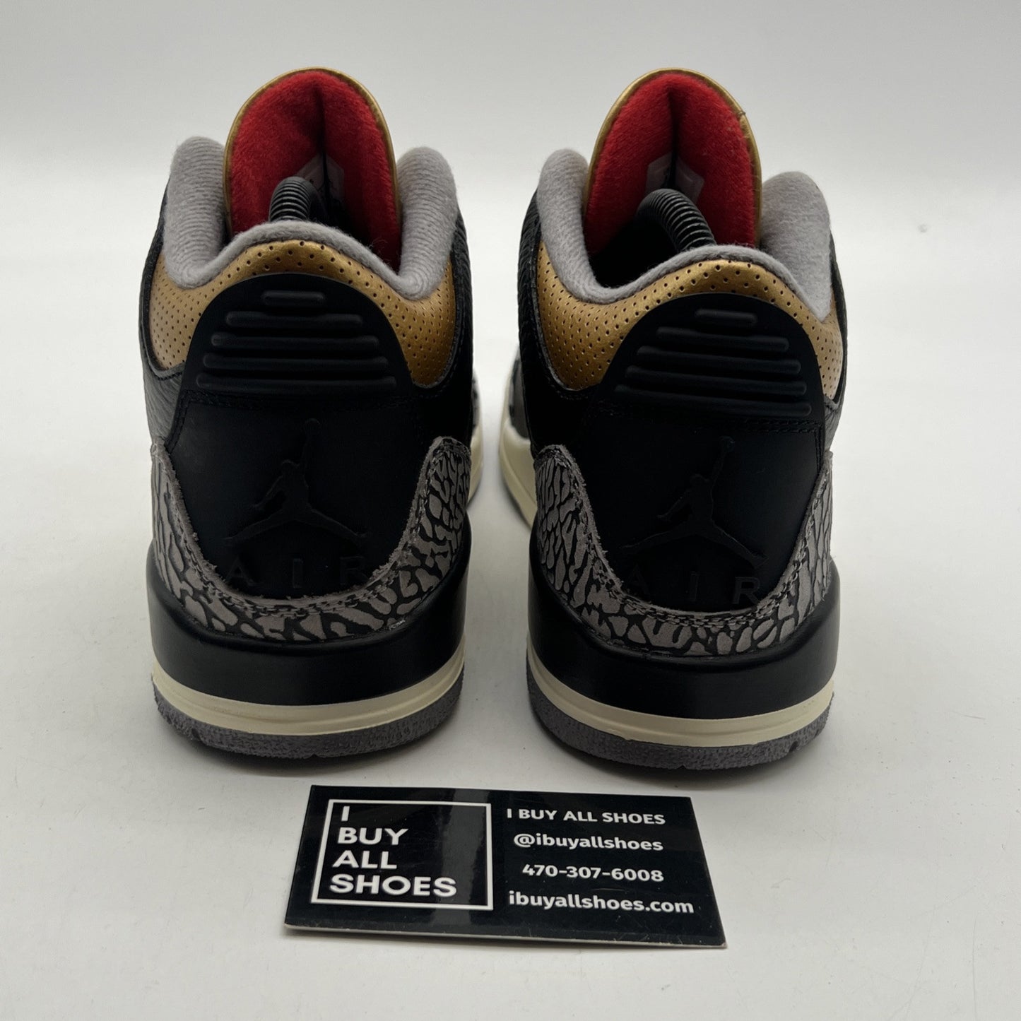 Size 8 - Air Jordan 3 Retro Mid Black Gold W (CK9246-067)