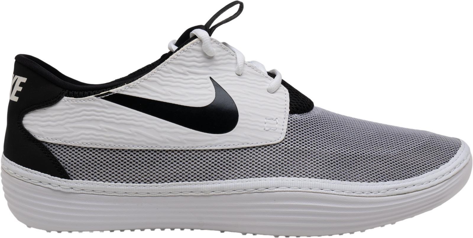 Size 12 - Nike Solarsoft Moccasin White (555301-100)