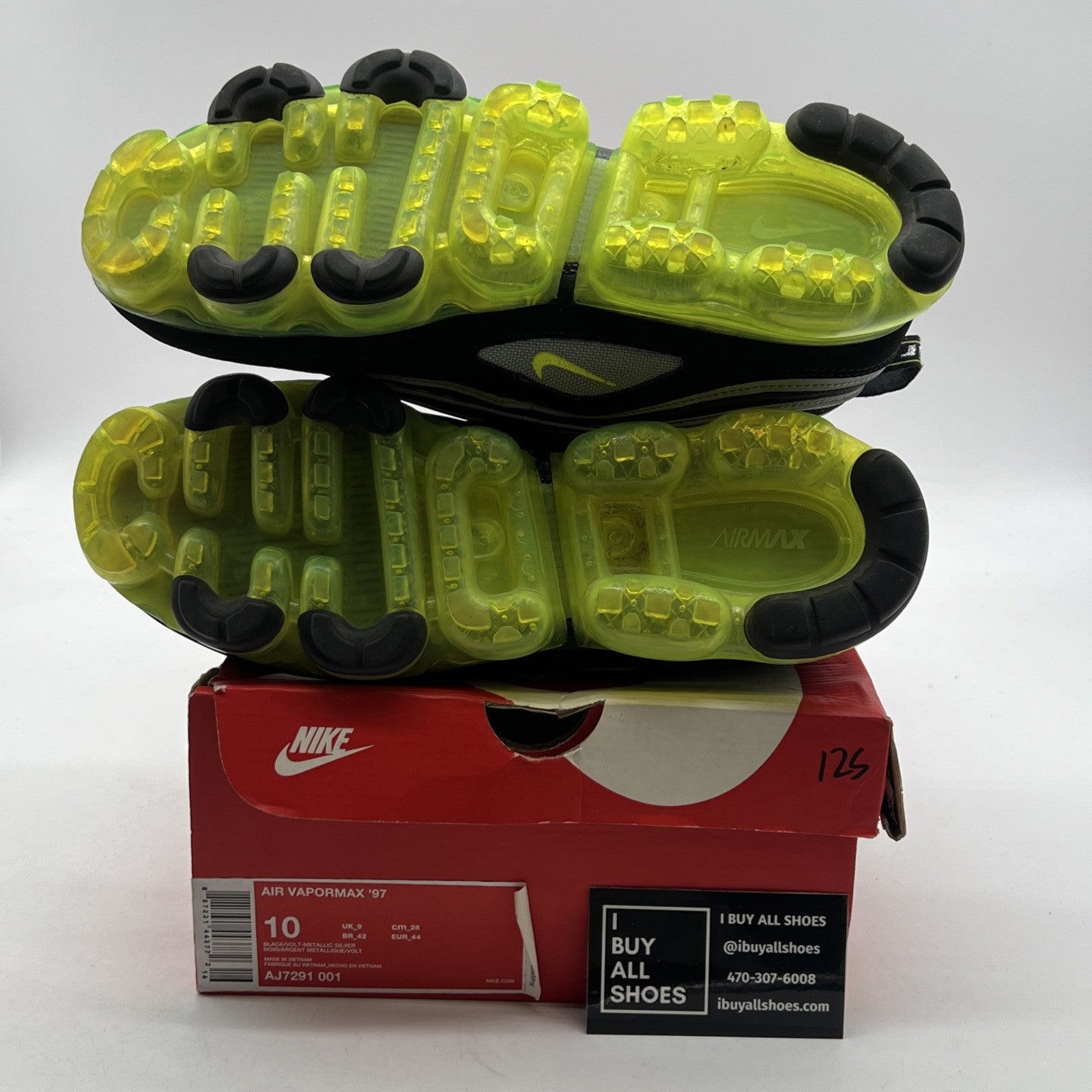 Size 10 - Nike Air VaporMax 97 Neon (AJ7291-001)