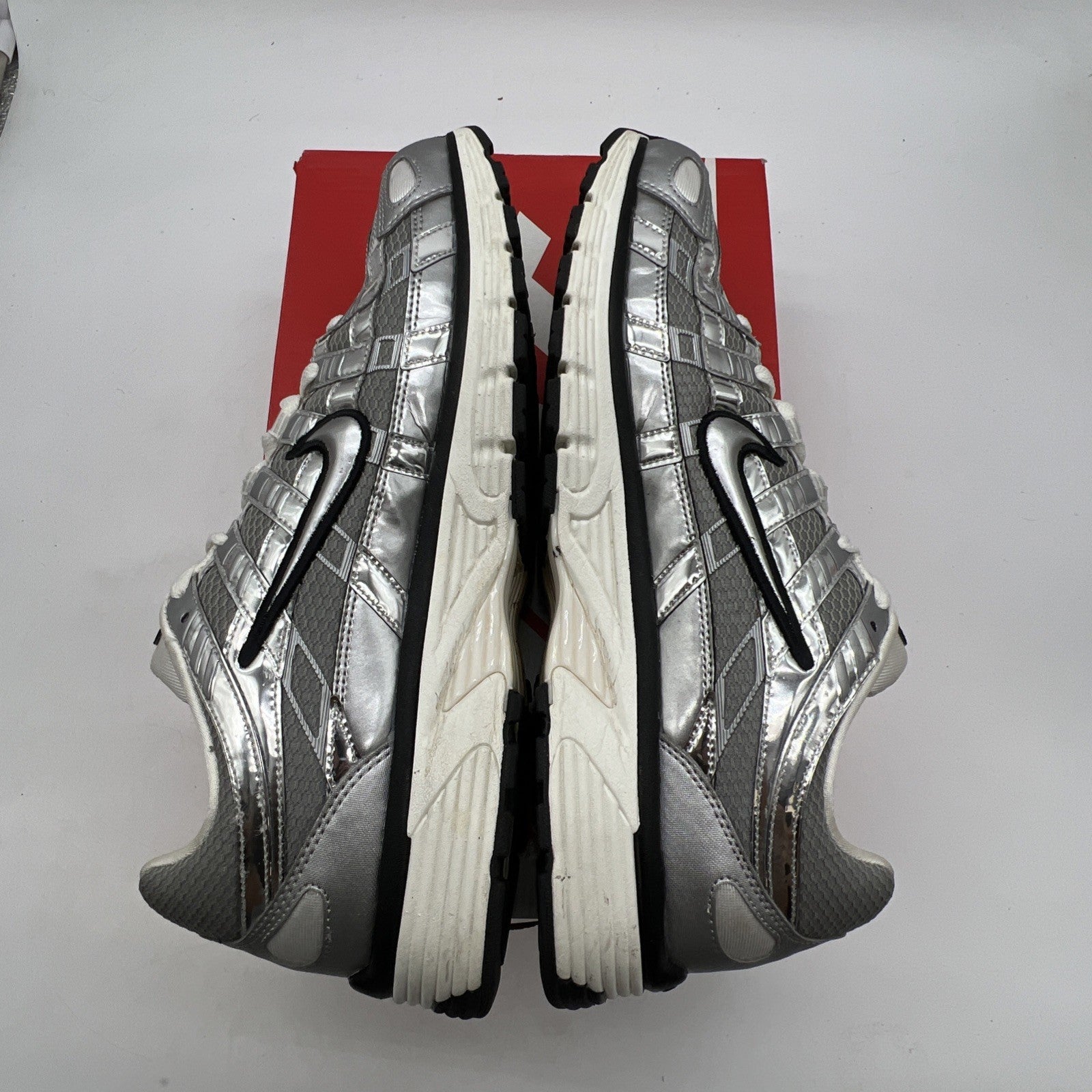 Size 12 - Nike P-6000 Metallic Silver (CN0149-001)