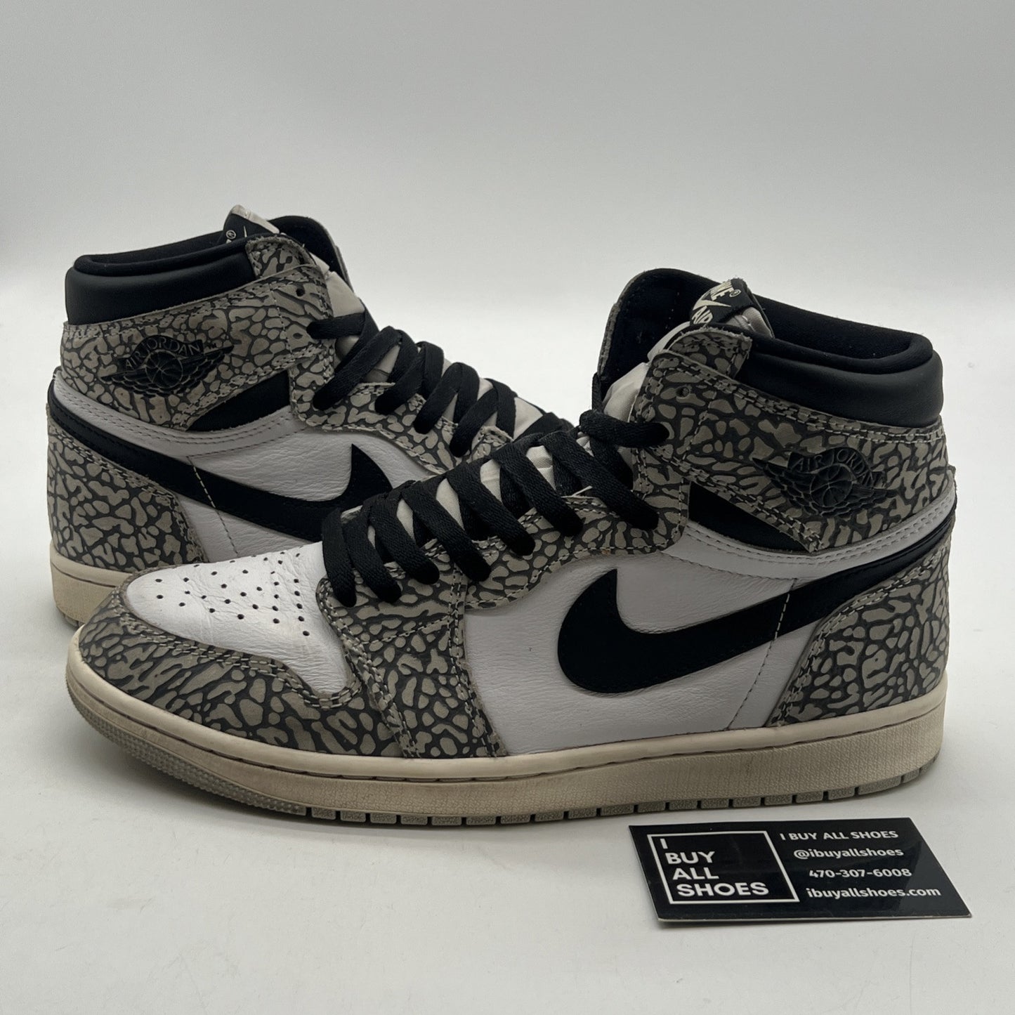 Size 10 - Air Jordan 1 Retro OG High White Cement (DZ5485-052)
