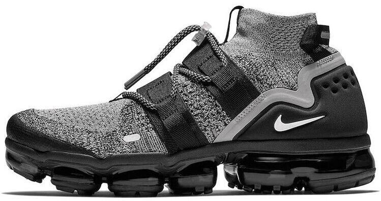 Size 10 - Nike Air VaporMax Flyknit Utility Oreo Black Silver (AH6834-201)