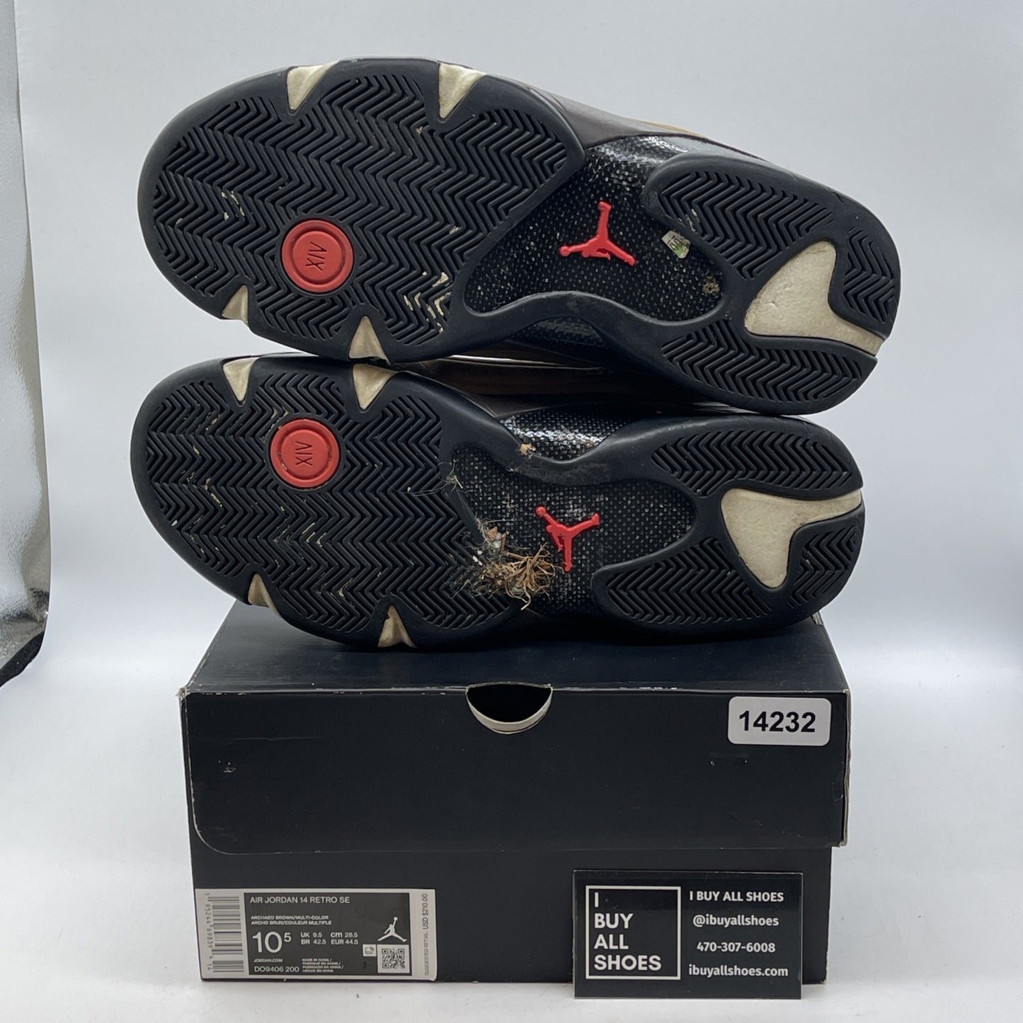 Size 10.5 - Air Jordan 14 Retro Winterized Brown Black Suede (DO9406-200)