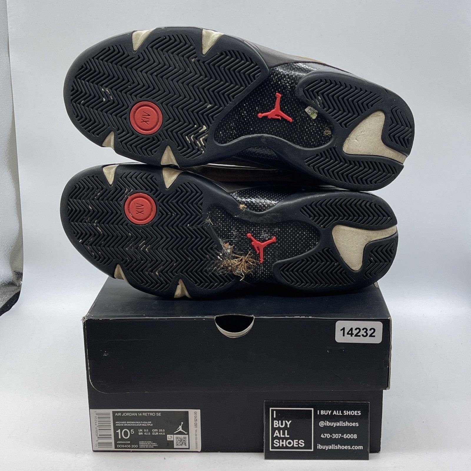 Size 10.5 - Air Jordan 14 Retro Winterized Brown Black Suede (DO9406-200)