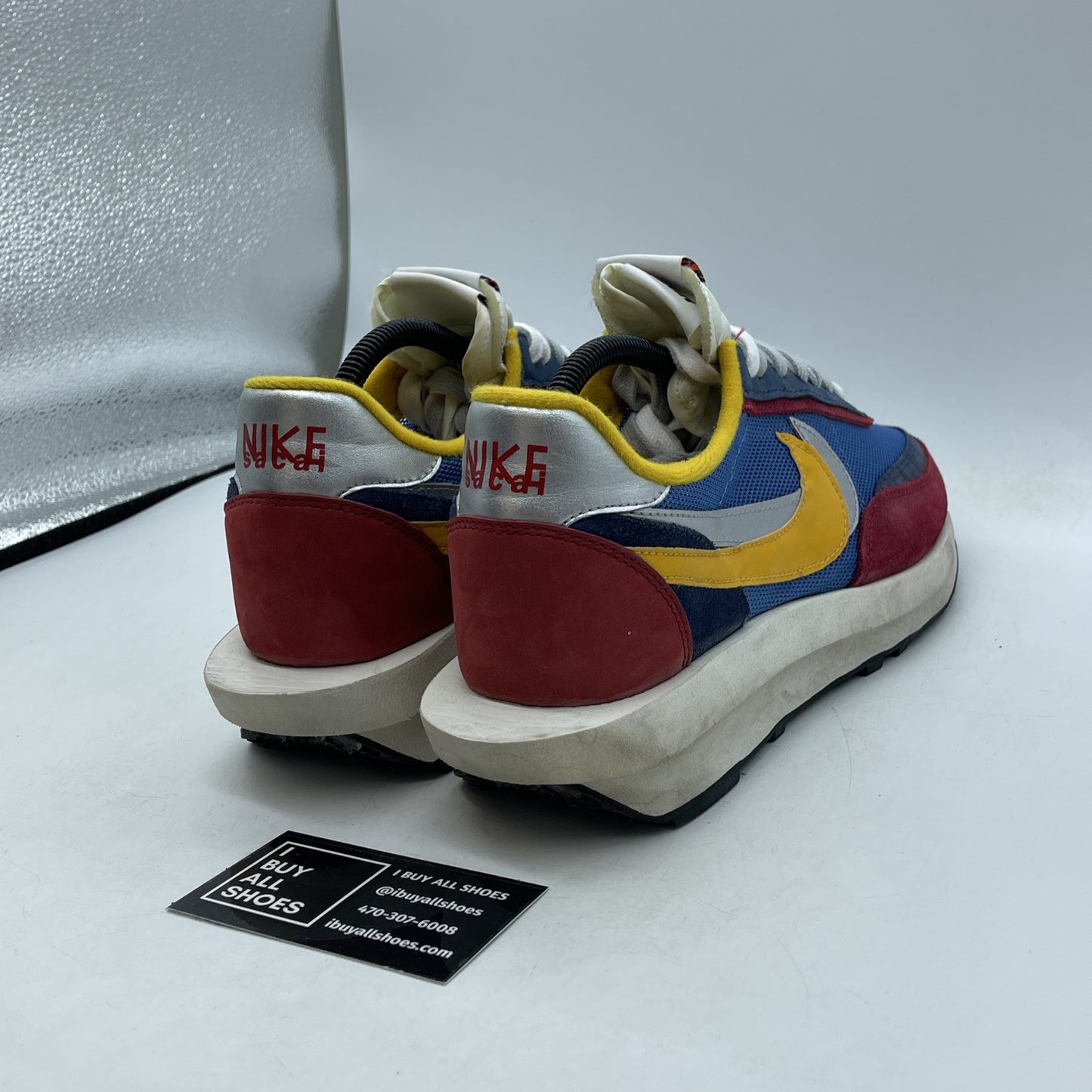 Size 10 - Nike sacai x LDWaffle Varsity Blue Suede Leather (BV0073-400)