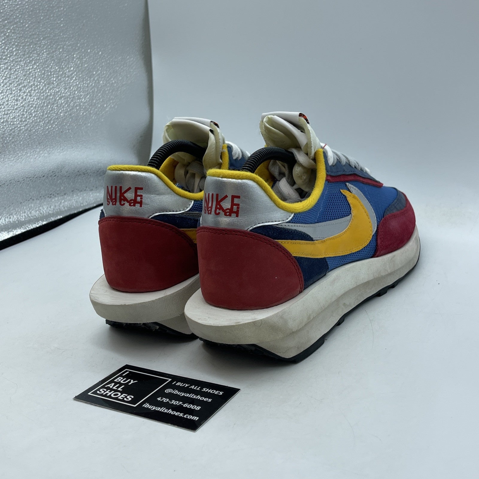 Size 10 - Nike sacai x LDWaffle Varsity Blue Suede Leather (BV0073-400)
