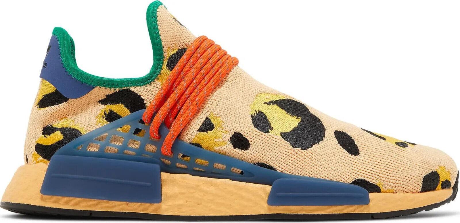 Size 10 - adidas Pharrell x NMD Human Race Animal Print - Pulse Amber (HP3221)