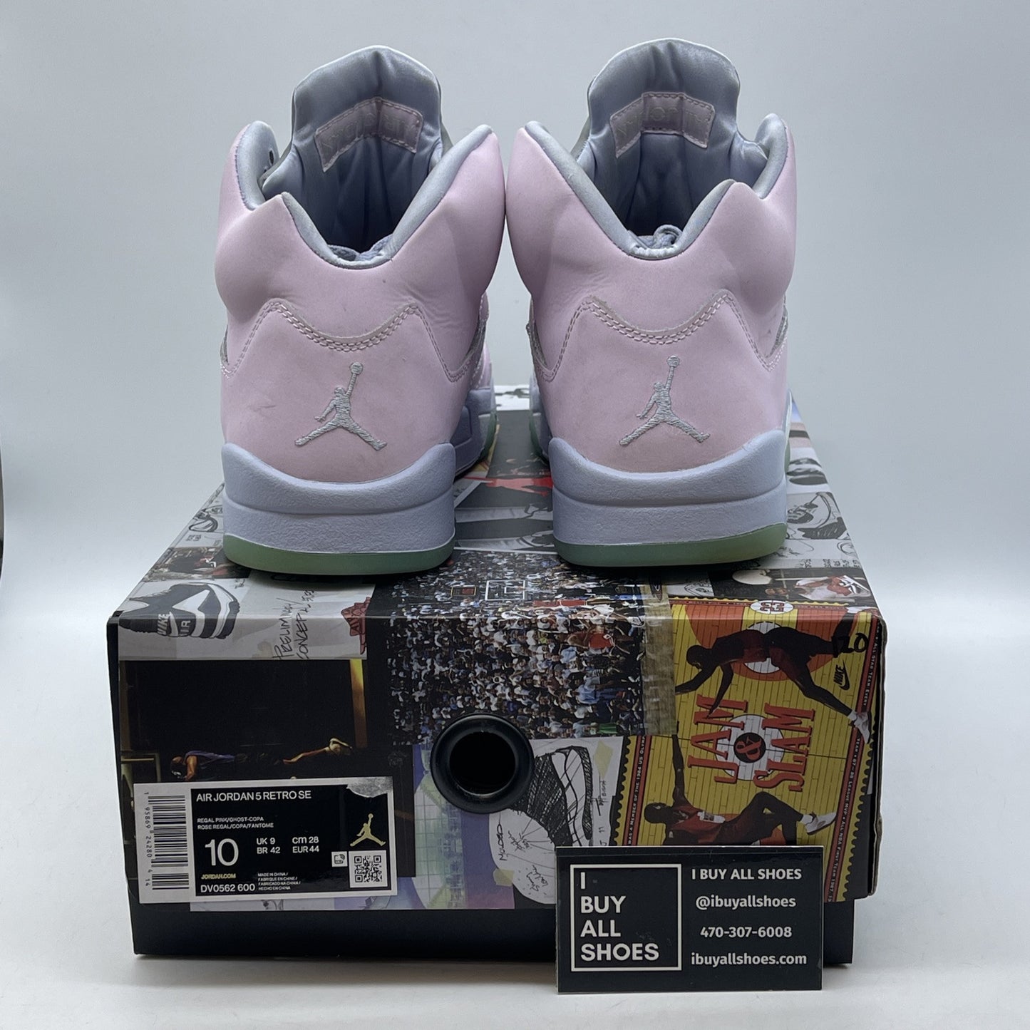 Size 10 - Jordan 5 Easter 2022 Pink Purple Suede Leather (DV0562-600)