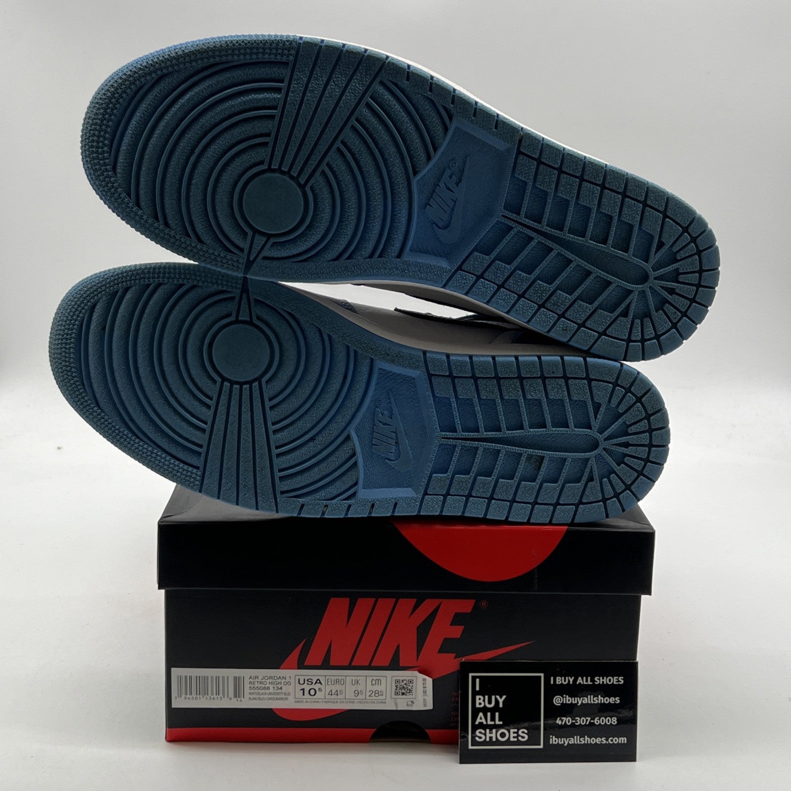 Size 10.5 - Air Jordan 1 Retro OG High University Blue (555088-134)