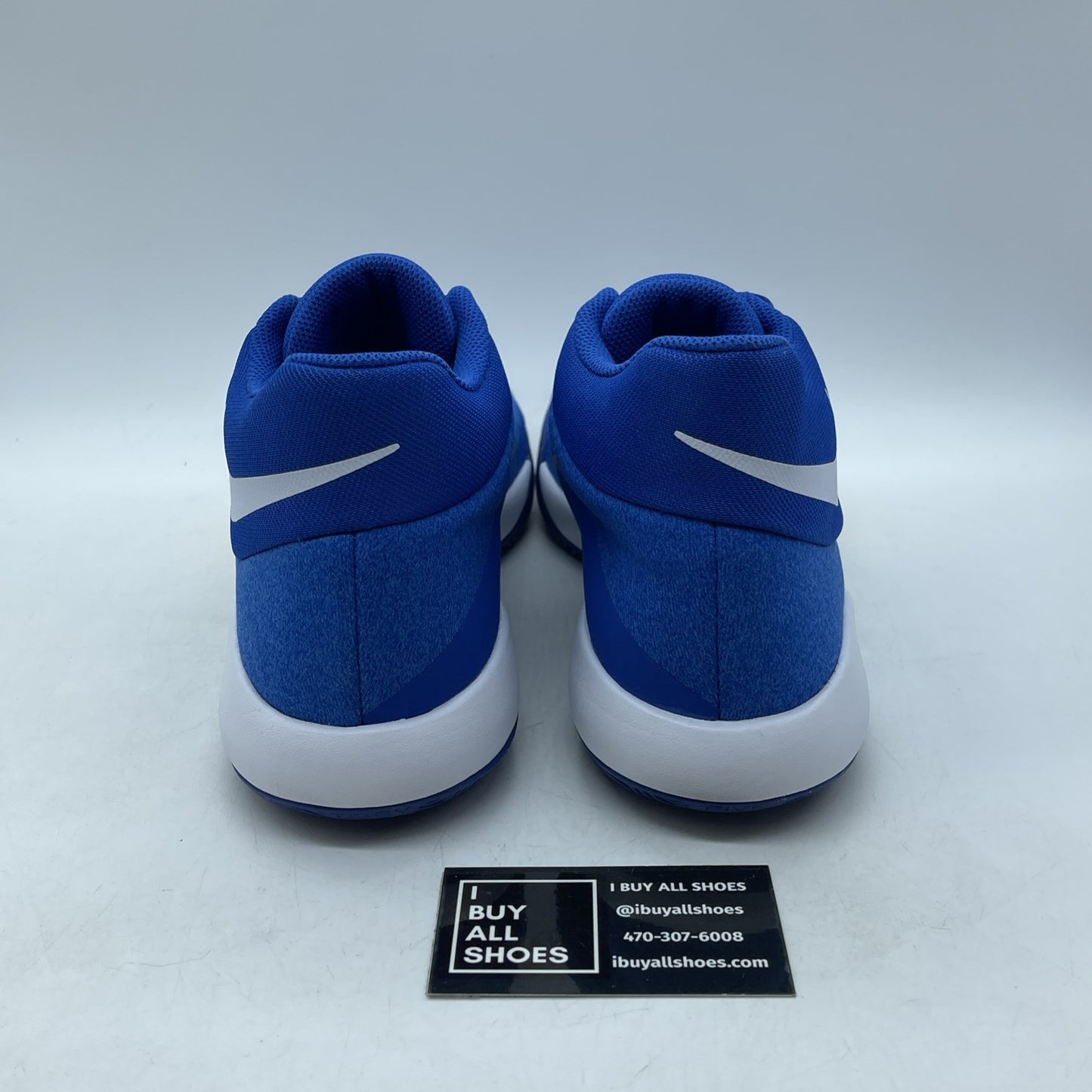 Size 11 - Nike KD Trey 5 V Warriors Blue White Suede Leather (DA7767-603