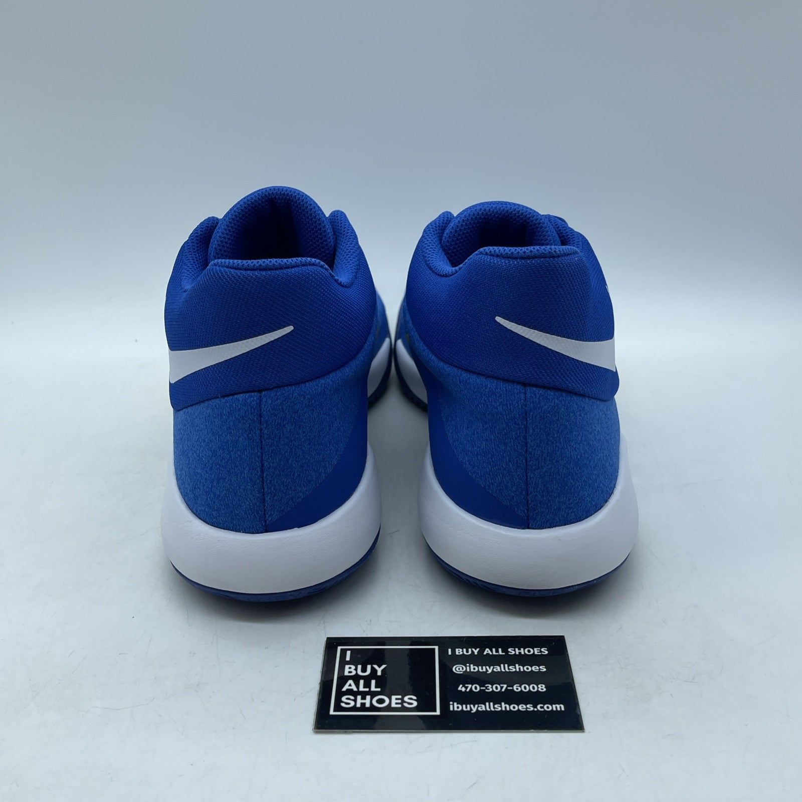 Size 11 - Nike KD Trey 5 V Warriors Blue White Suede Leather (DA7767-603