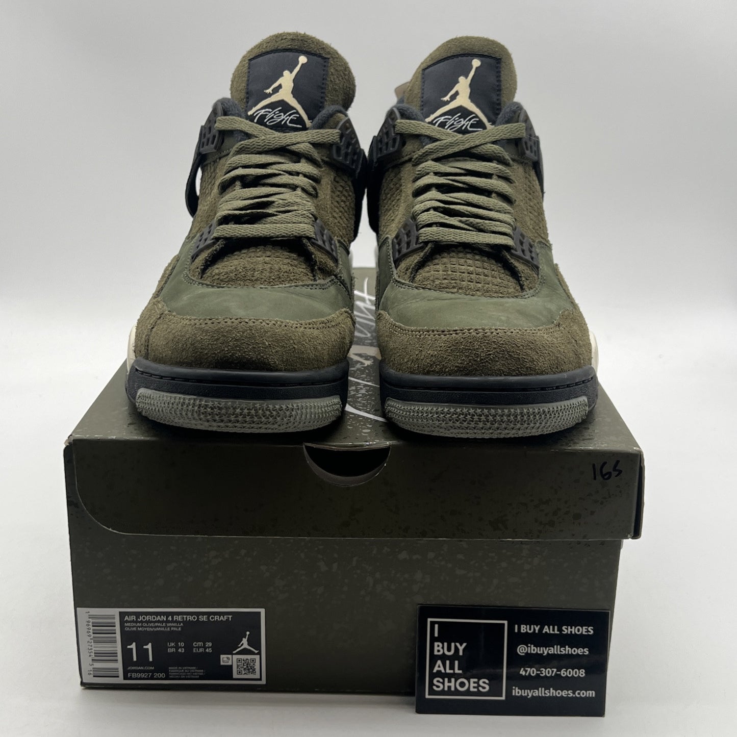 Size 11 - Air Jordan 4 SE Retro Low Craft - Olive (FB9927-200)
