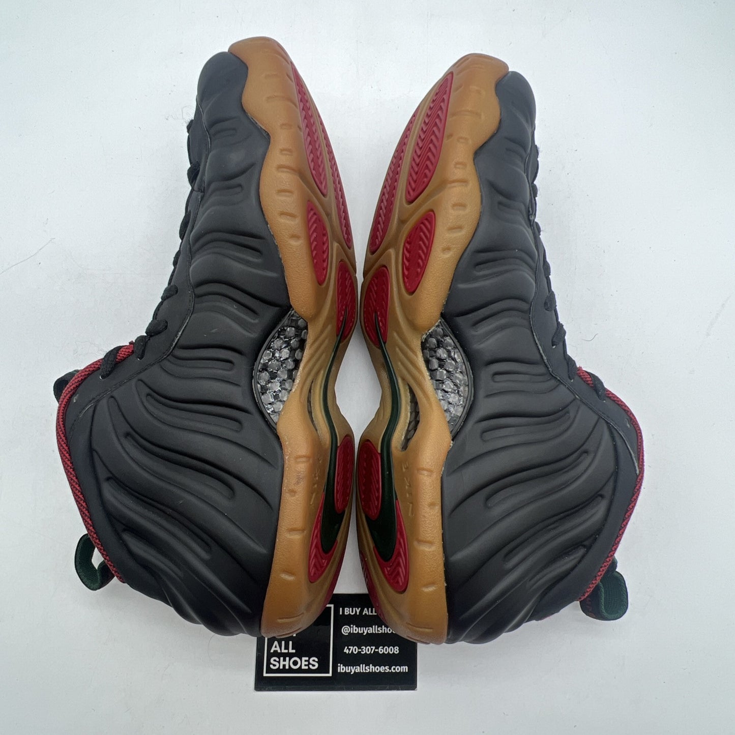 Size 9 - Nike Foamposite Pro Gucci - Black (624041-004)