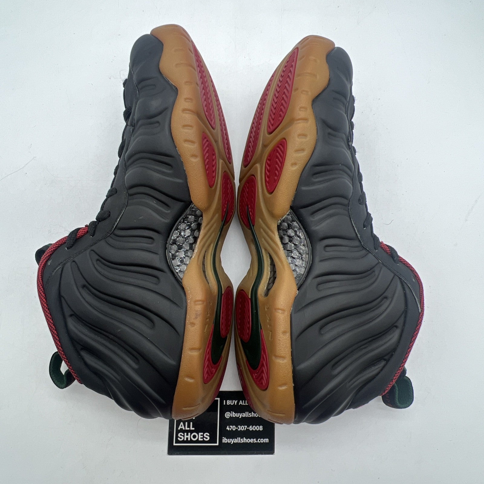 Size 9 - Nike Foamposite Pro Gucci - Black (624041-004)
