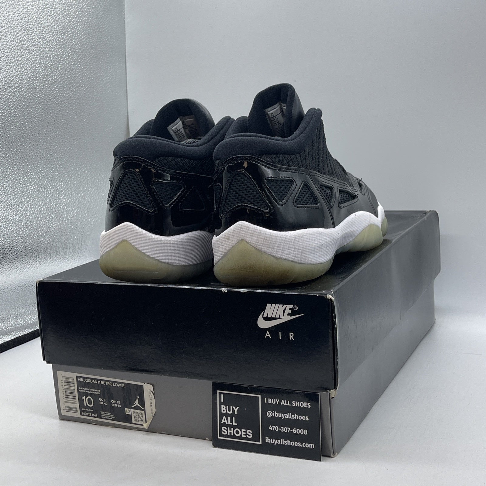 Size 10 - Air Jordan 11 Retro IE Low Space Jam Suede Leather (919712-041)