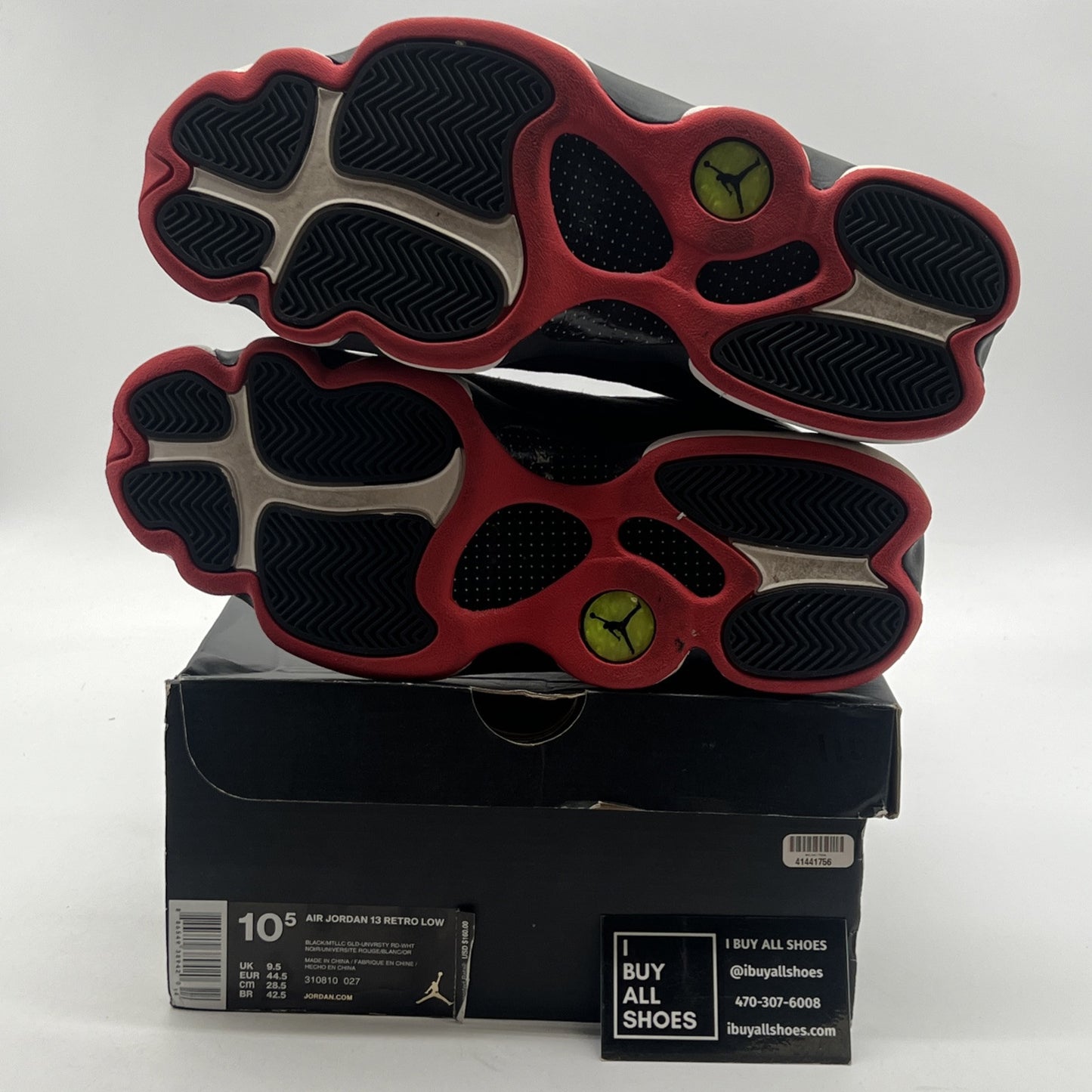 Size 10.5 - Air Jordan 13 Retro Low Bred (310810-027)