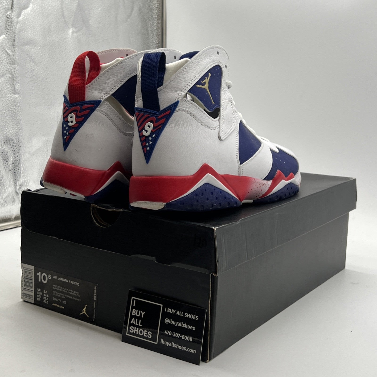 Size 10.5 - Air Jordan 7 Retro Tinker Alternate (304775-123)
