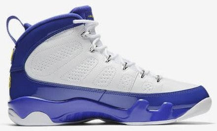 Size 11 - Air Jordan 9 Retro Kobe Blue White Yellow Leather (302370-121)