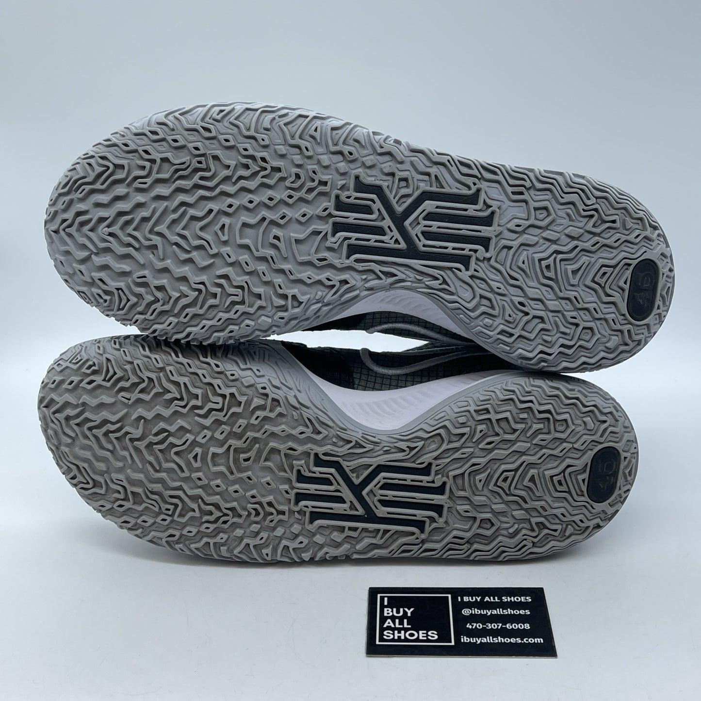 Size 12 - Nike Kyrie 4 TB Low Black Wolf Grey Suede Leather (DA7803-003)