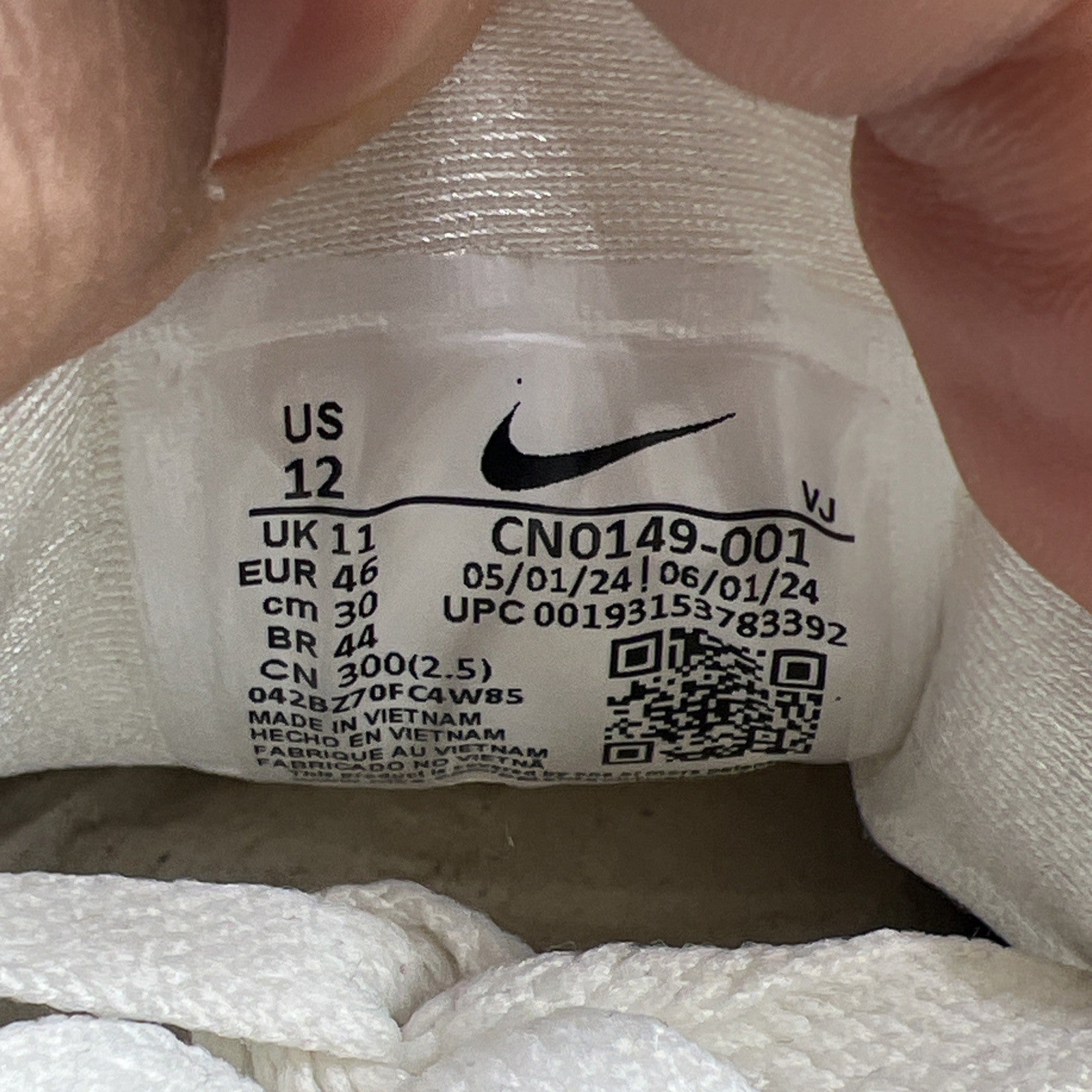Size 12 - Nike P-6000 Metallic Silver (CN0149-001)