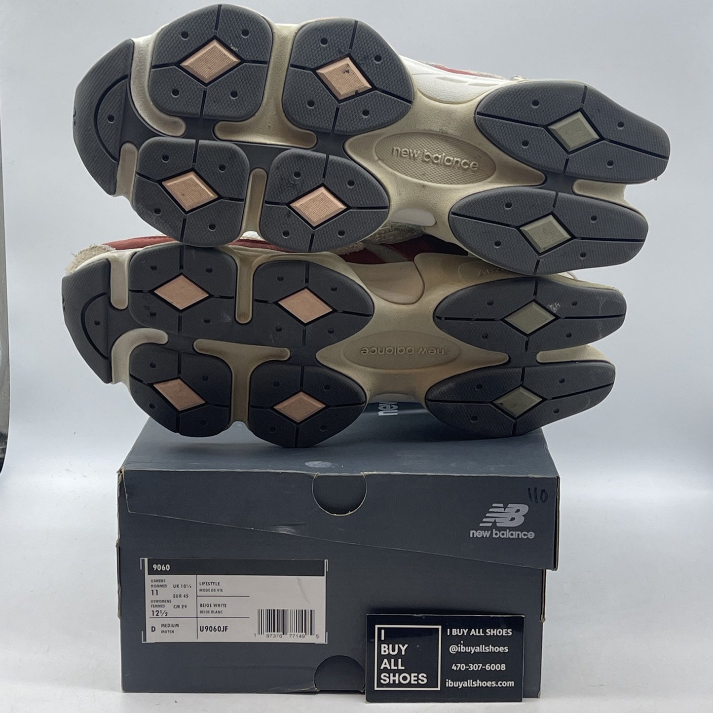 Size 11 - New Balance 9060 Festival Pack Brown White Suede (U9060JF)