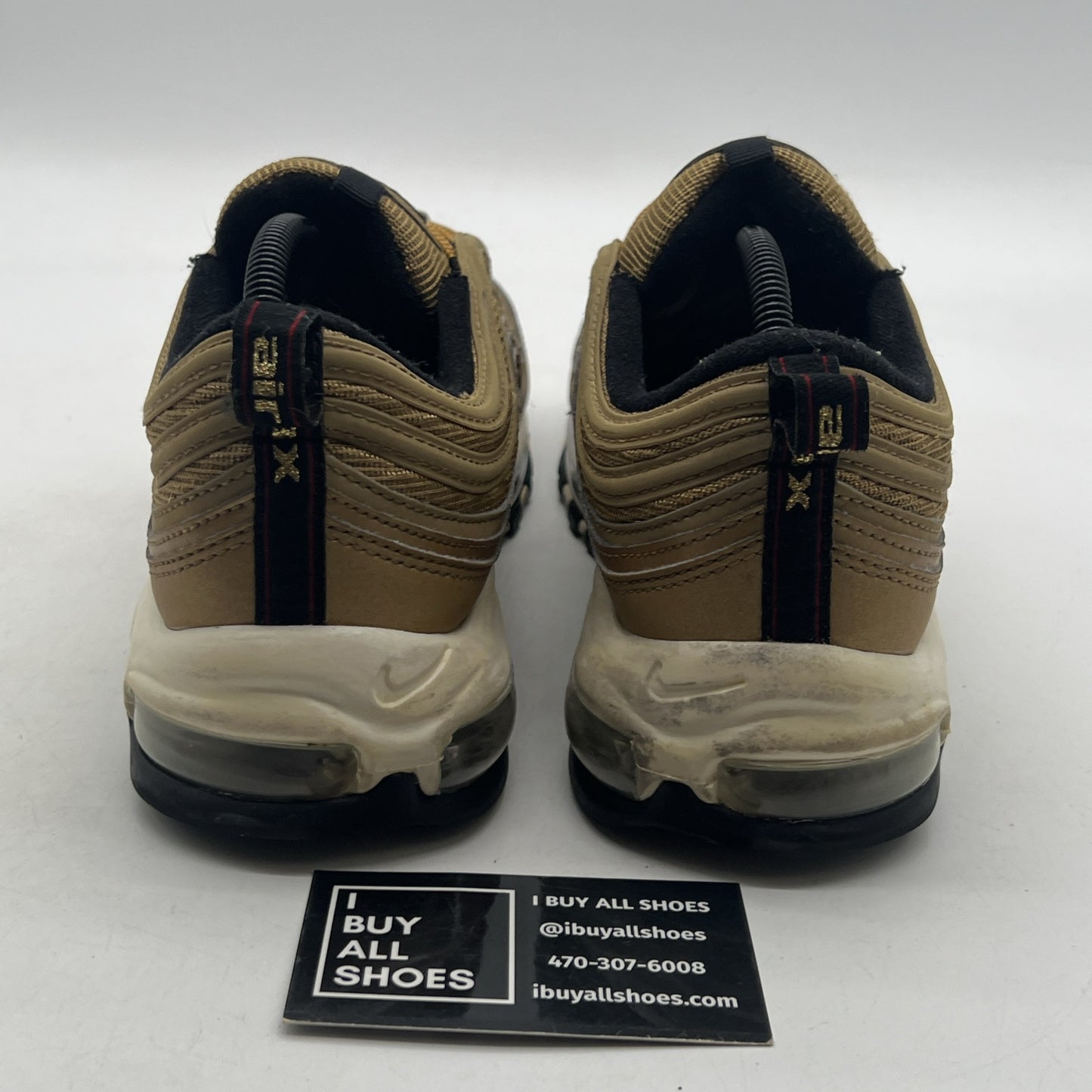 Size 11 - Nike Air Max 97 OG QS Metallic Gold (884421-700)
