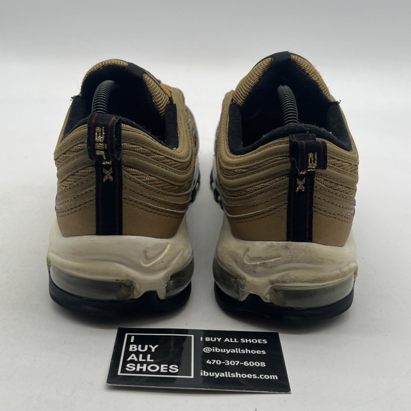 Size 11 - Nike Air Max 97 OG QS Metallic Gold (884421-700)